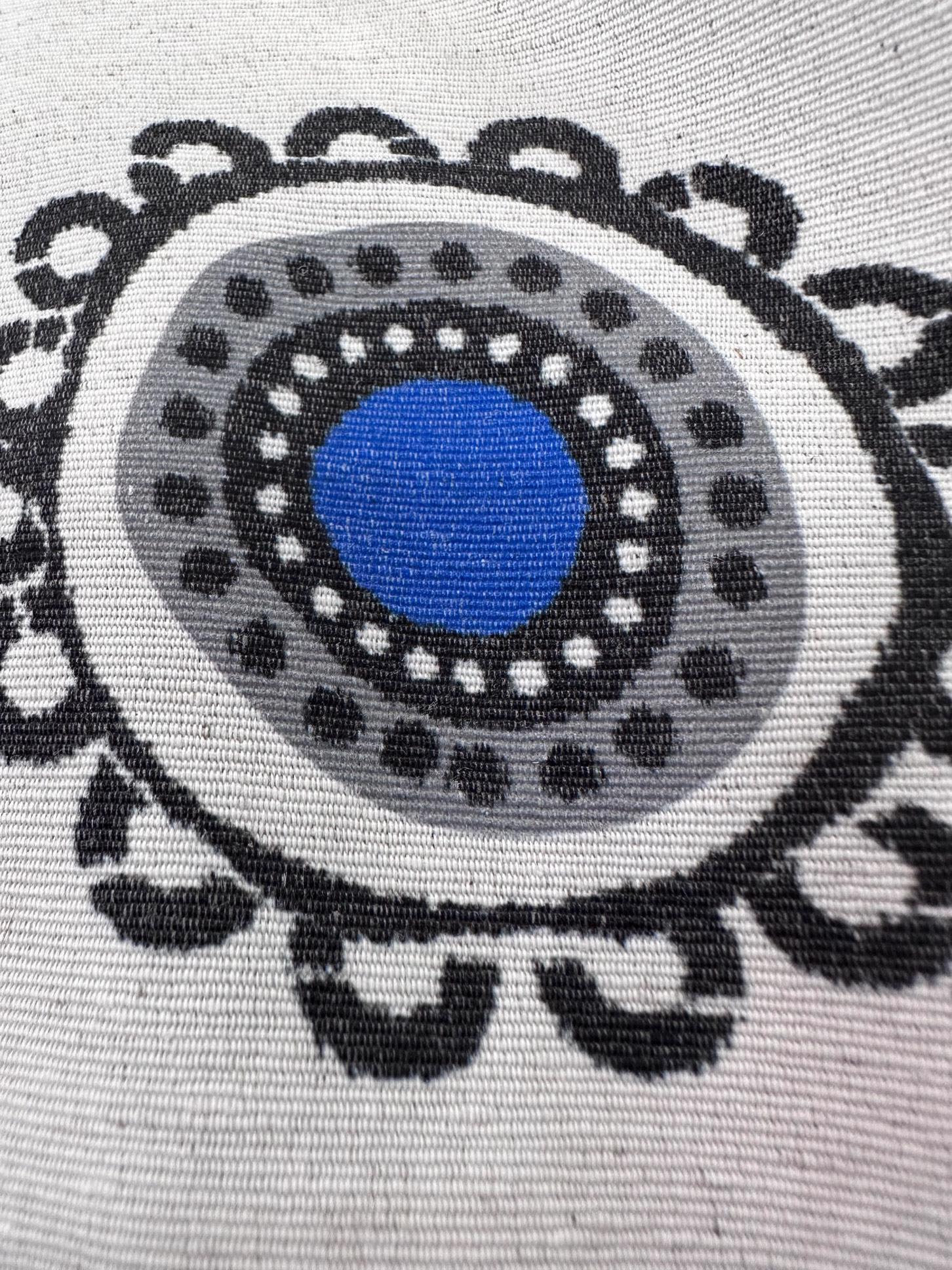 Tesettür giyim LACİVERT DESENLİ PONPON DETAYLI GÖMLEK TUNİK 43759