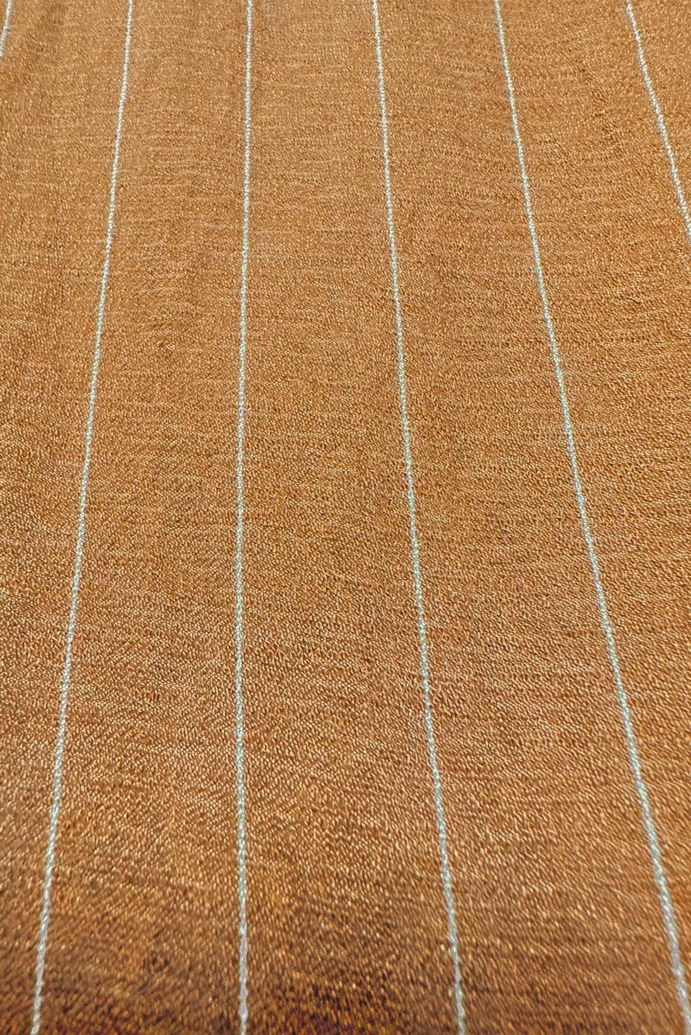 Tesettür giyim TABA ÇİZGİLİ CEP DETAYLI GÖMLEK TUNİK 43770