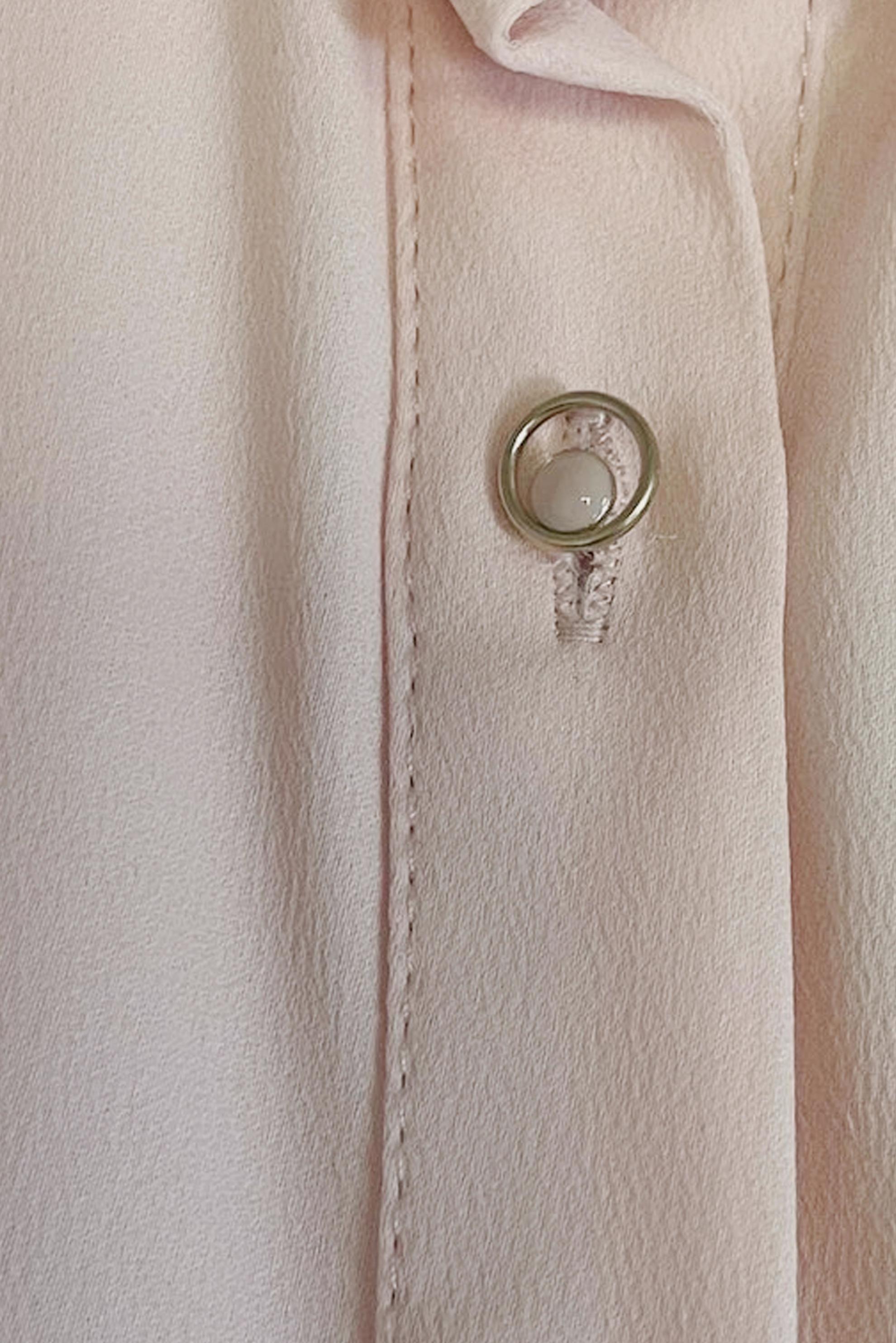 Tesettür giyim PUDRA KUŞAKLI VATKALI GÖMLEK TUNİK 43775