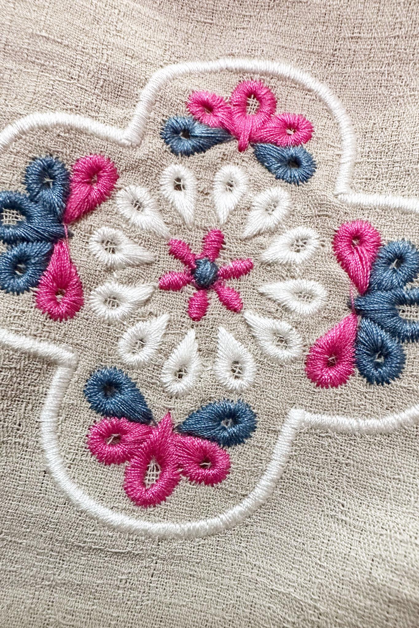 Tesettür giyim BEJ ÇİÇEK DESENLİ GÖMLEK YAKA UZUN TUNİK 43790