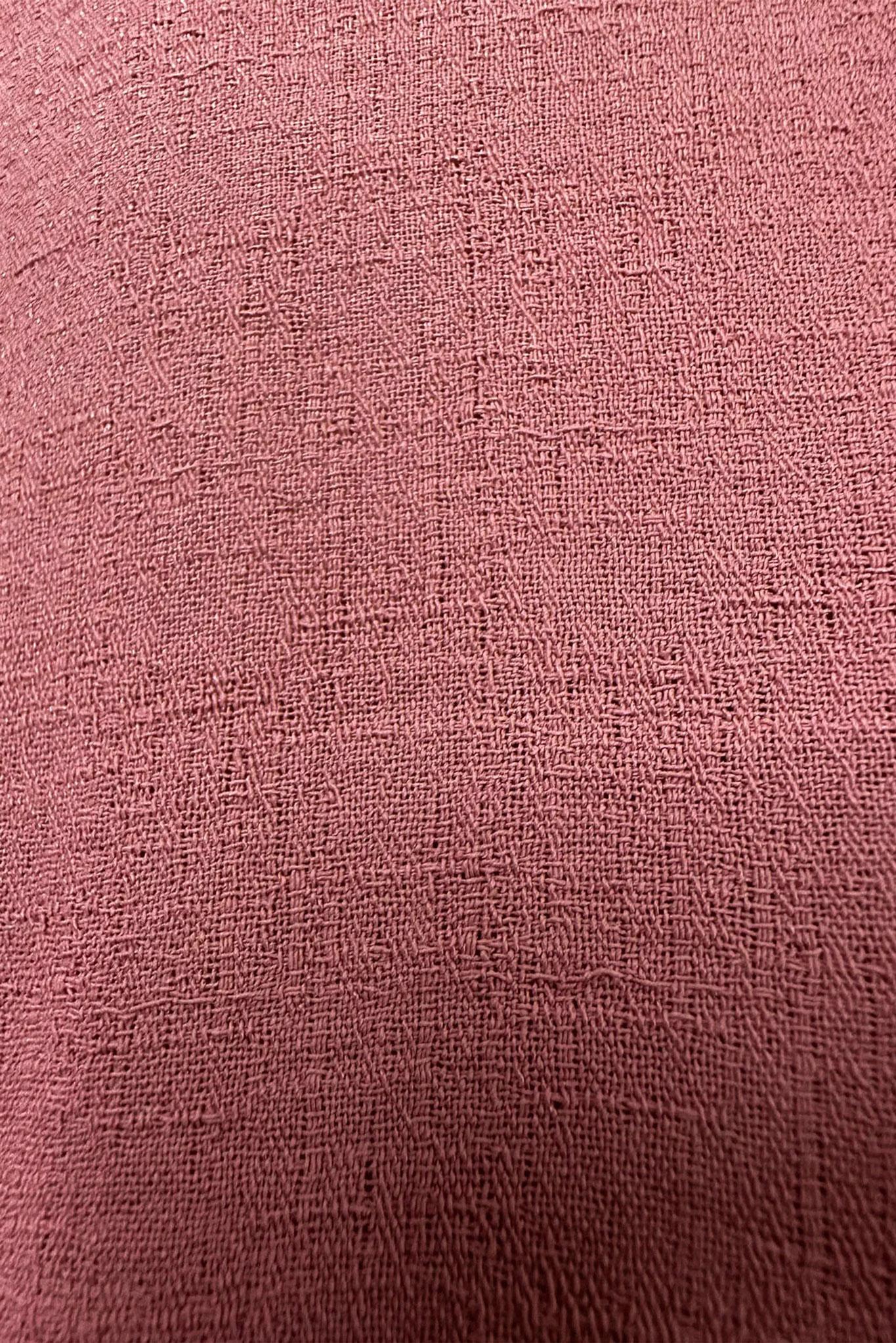 Tesettür giyim PUDRA ÇİÇEK DESENLİ GÖMLEK YAKA UZUN TUNİK 43790