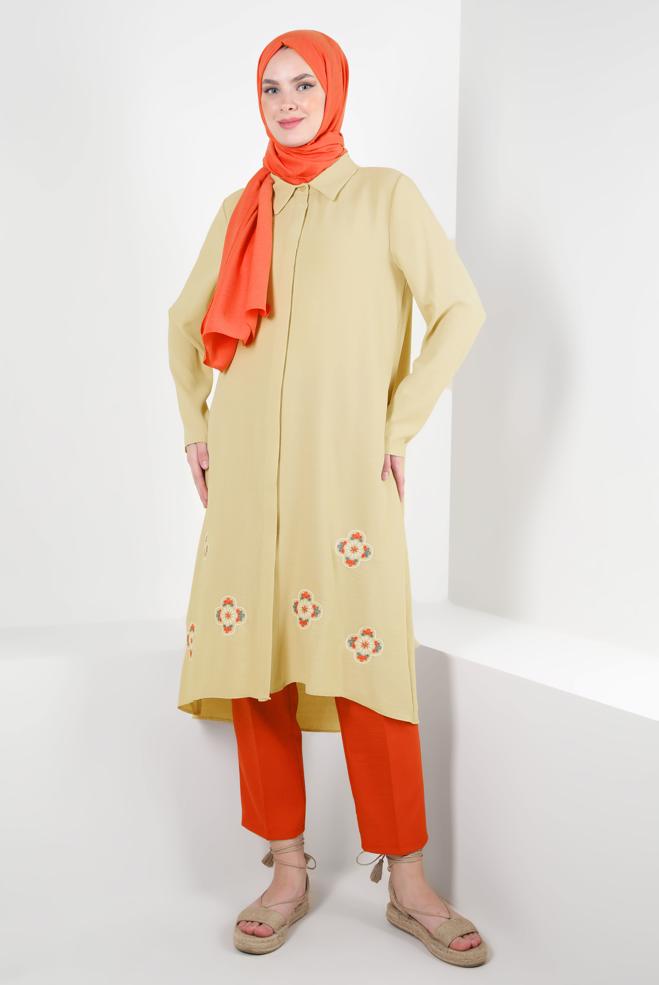 Vêtements hijab SABLE 43790 44402 TUNİK 40-48 TEK42 - ALVİNA