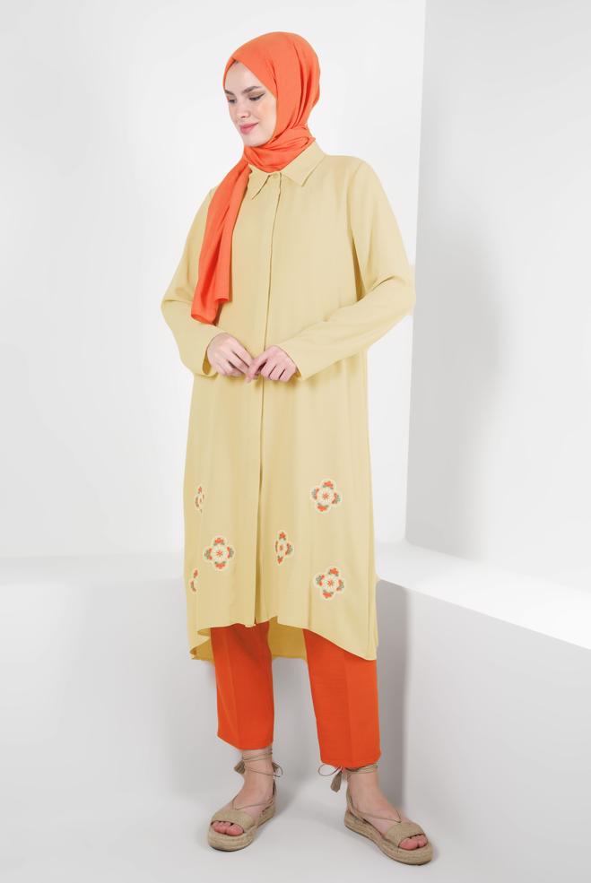 Vêtements hijab SABLE 43790 44402 TUNİK 40-48 TEK42 - ALVİNA