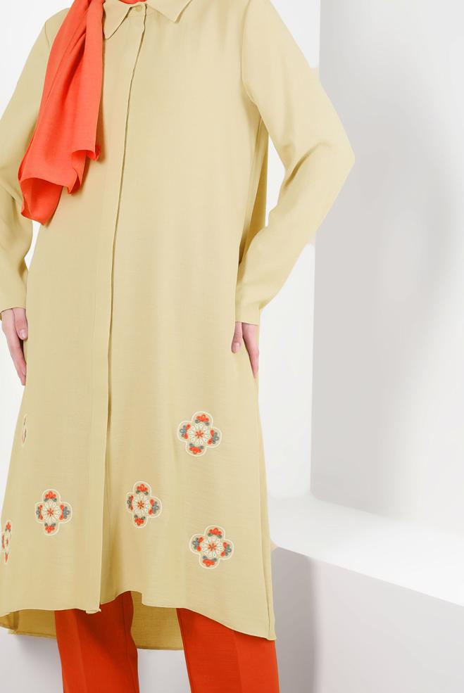 Vêtements hijab SABLE 43790 44402 TUNİK 40-48 TEK42 - ALVİNA