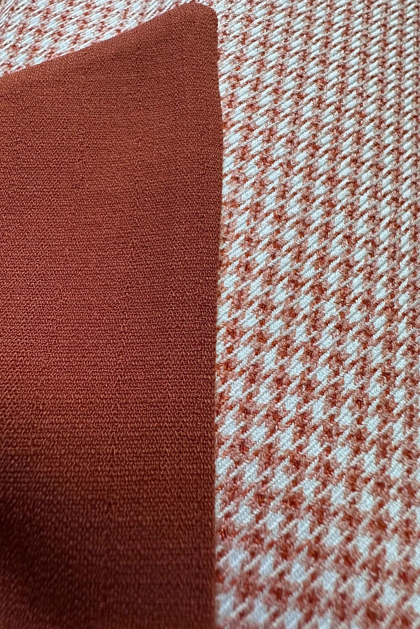 Tesettür giyim TURUNCU ARKADAN BAĞLAMALI DÜĞMELİ UZUN TUNİK 43793