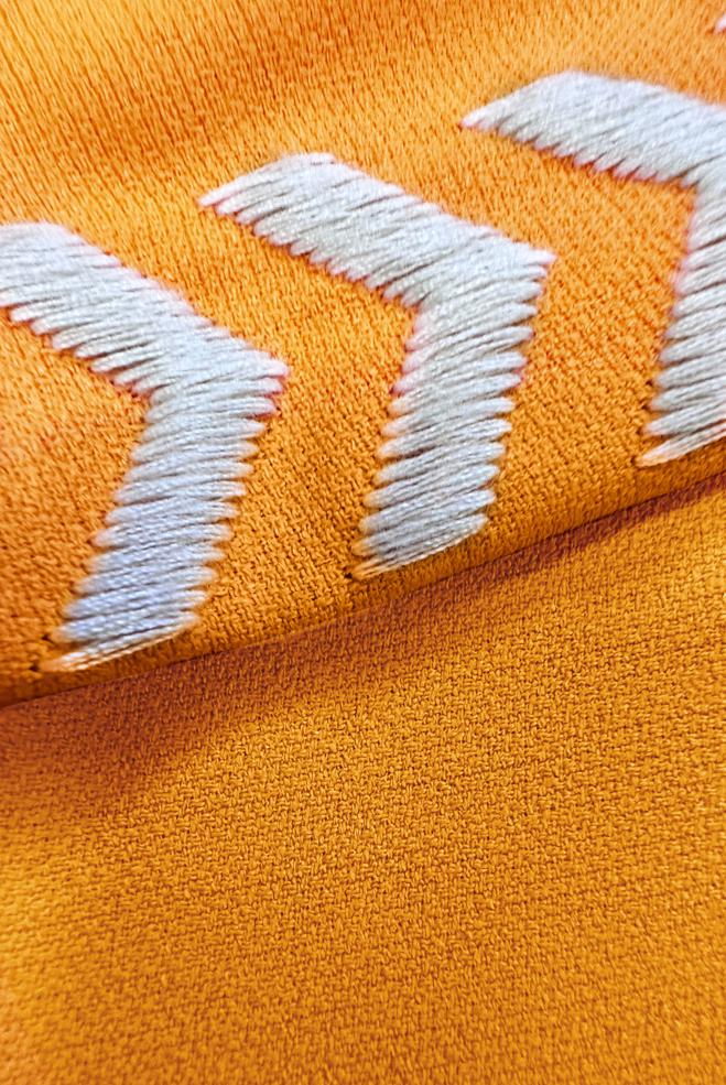 Vêtements hijab JAUNE TUNIQUE AVEC CEINTURE ET MANCHES À MOTIFS 43795 - ALVİNA