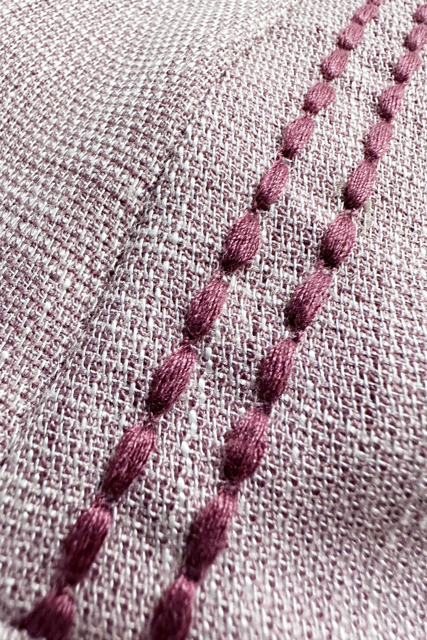 Tesettür giyim MOR DİKİŞ DETAYLI CEPLİ DÜĞMELİ TUNİK 43808 