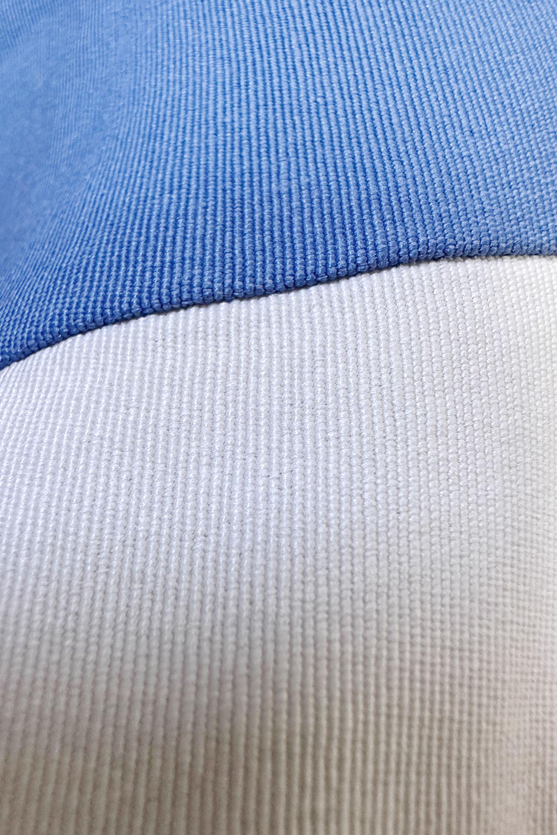 Tesettür giyim MAVİ İKİ RENKLİ BELİ BÜZGÜLÜ TUNİK 43810