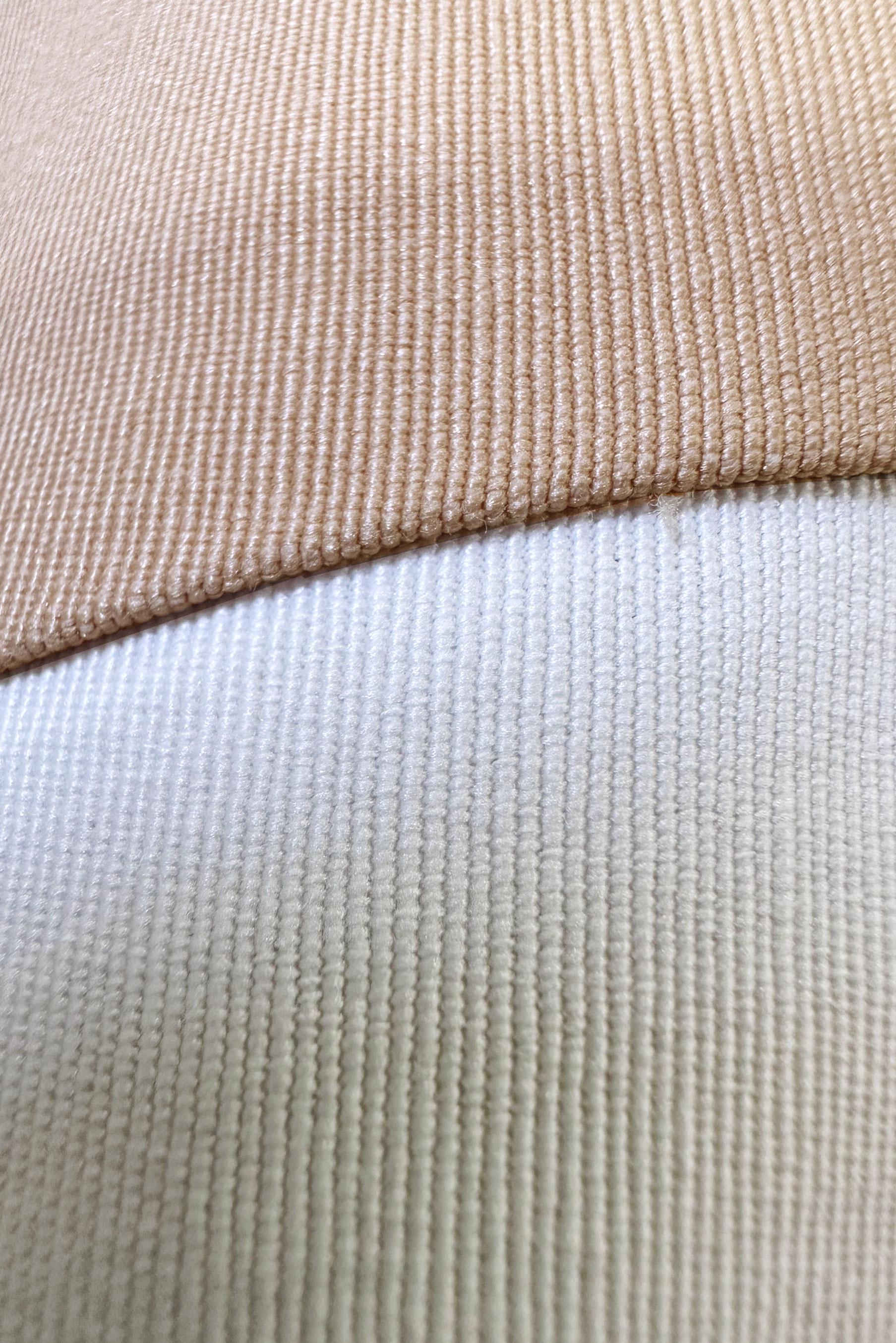 Tesettür giyim BEJ İKİ RENKLİ BELİ BÜZGÜLÜ TUNİK 43810