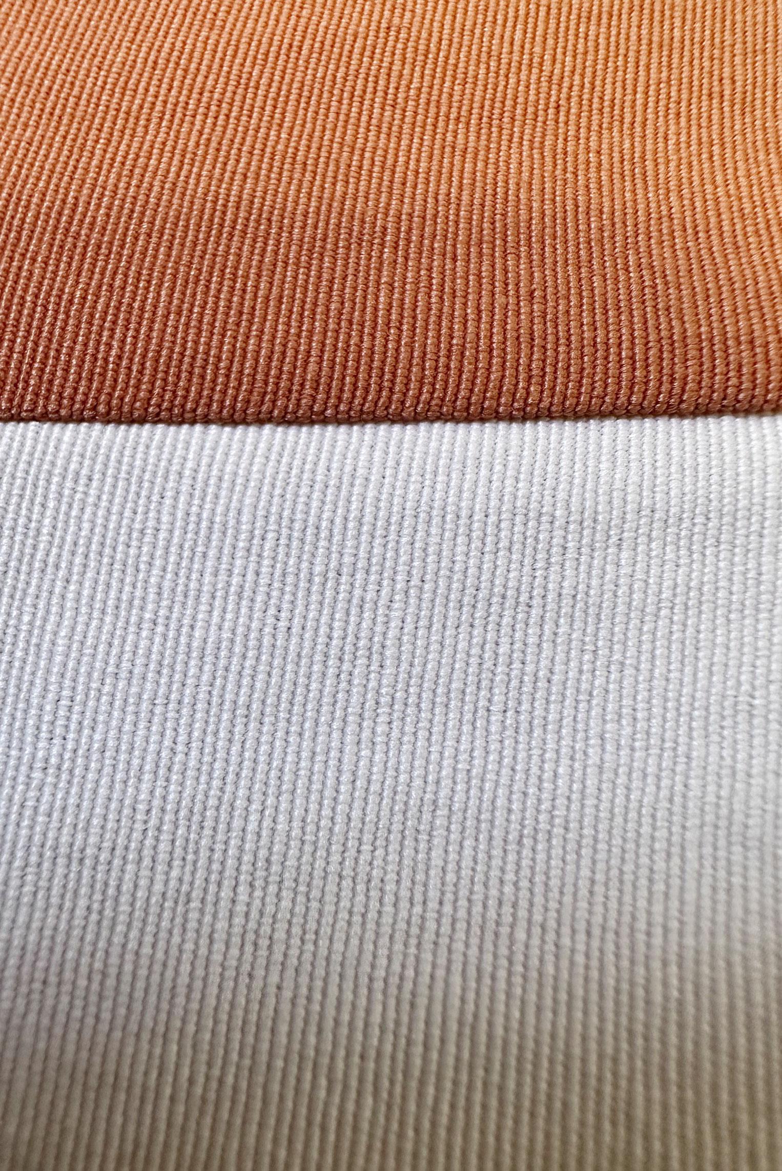 Tesettür giyim TURUNCU İKİ RENKLİ BELİ BÜZGÜLÜ TUNİK 43810