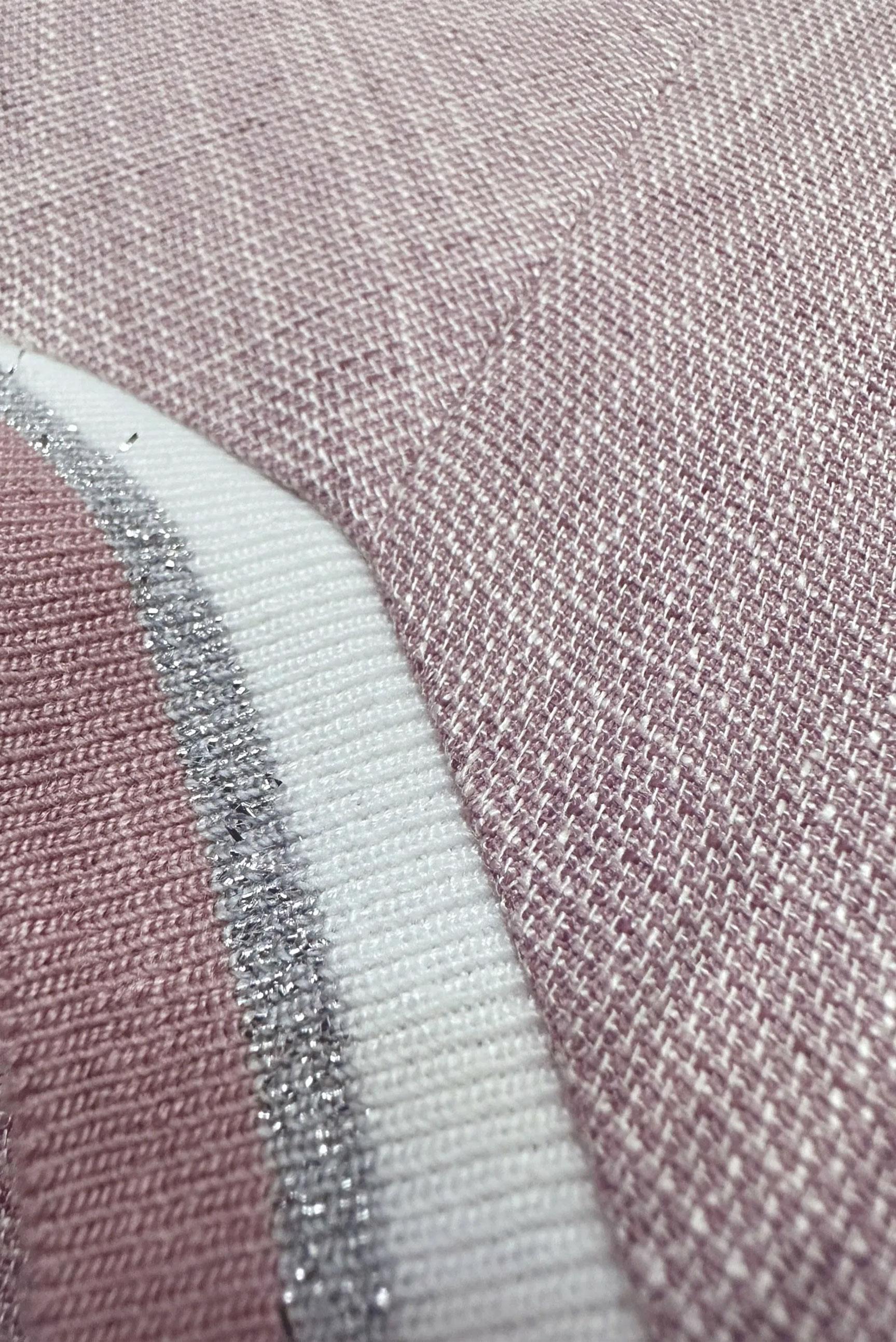 Tesettür giyim MOR BELİ BÜZGÜLÜ MANŞETLERİ LASTİKLİ TUNİK 43813