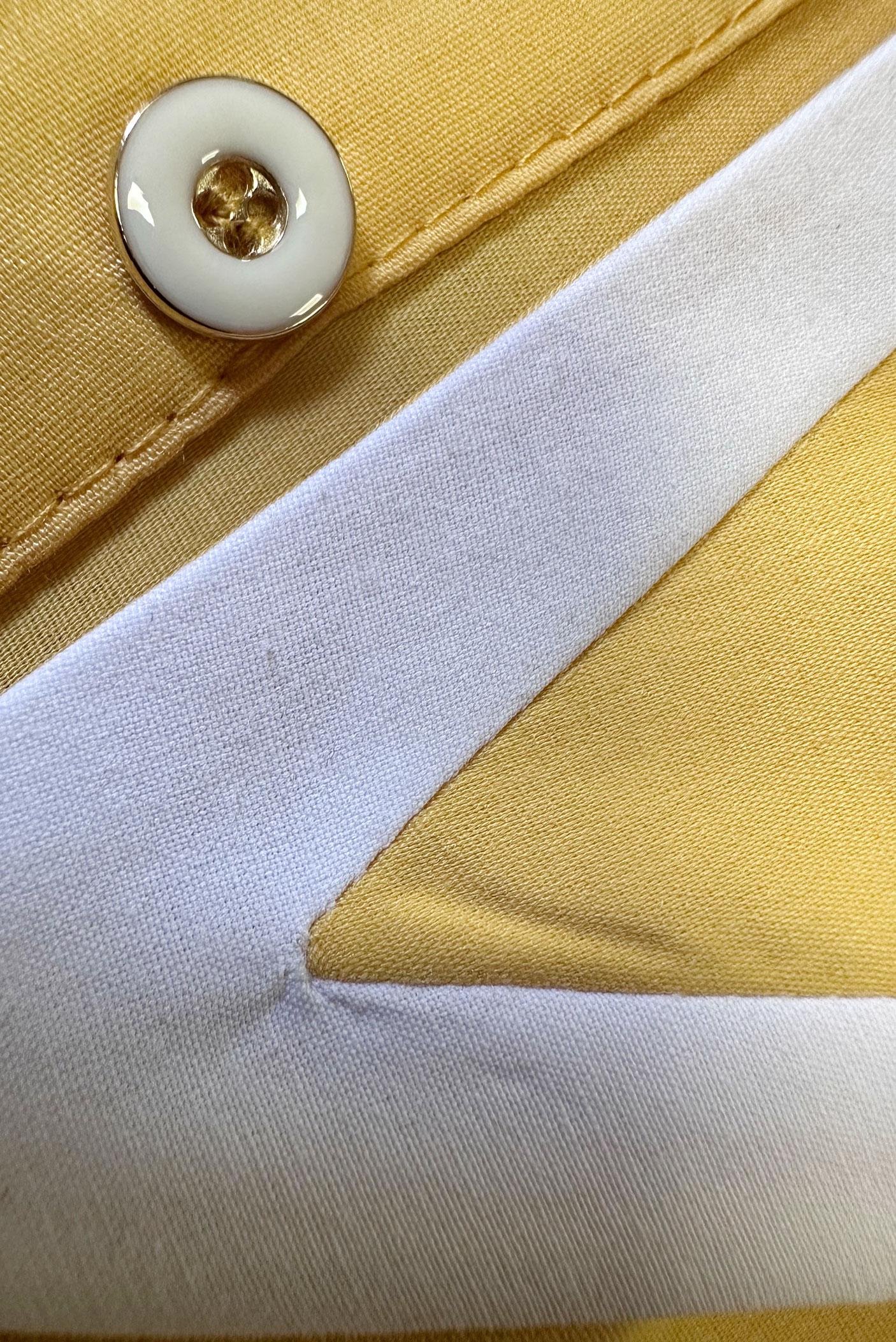 Tesettür giyim SARI YAKA DETAYLI GÖMLEK TUNİK 43817