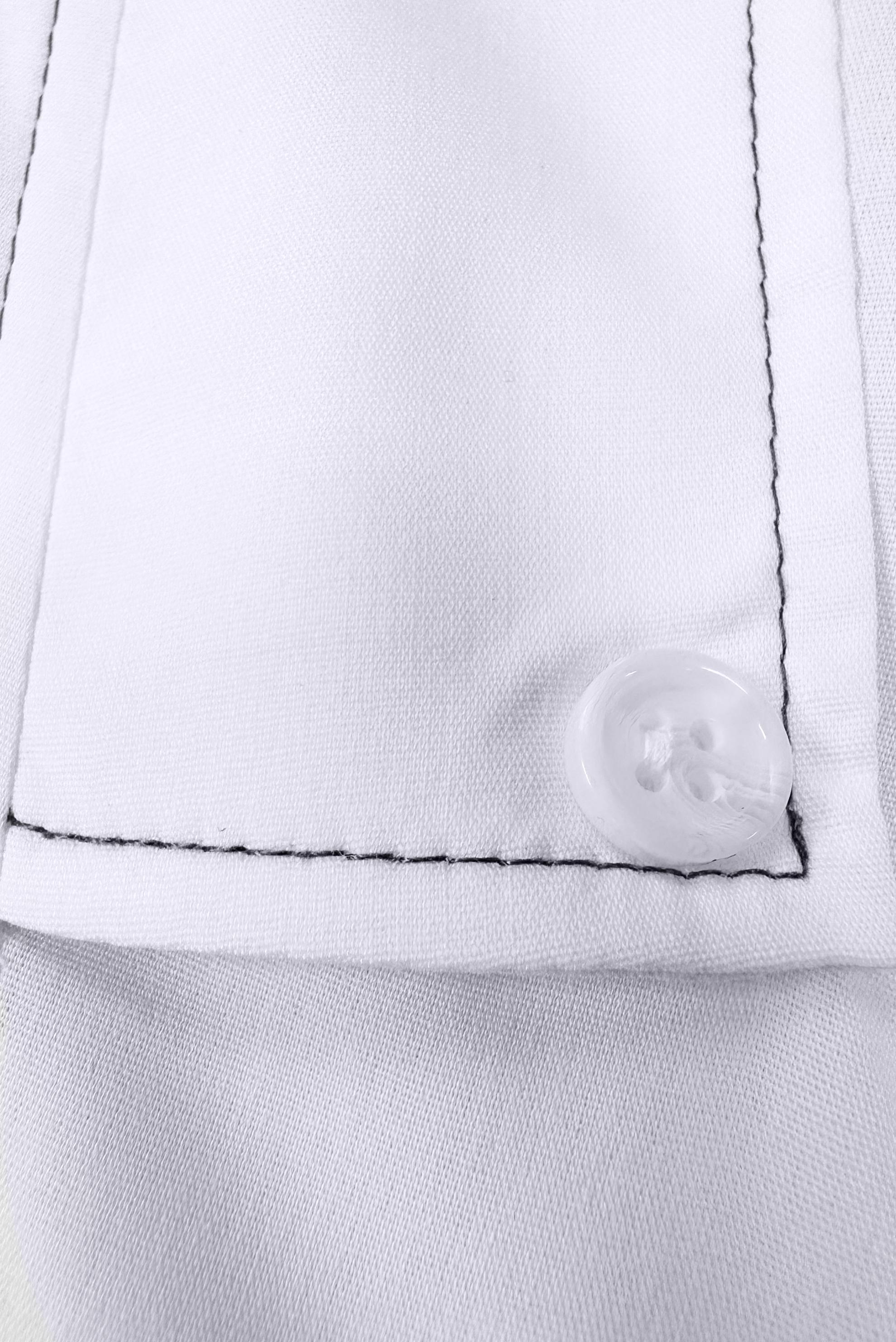 Tesettür giyim BEYAZ GÖMLEK YAKA DÜĞMELİ TUNİK 43826