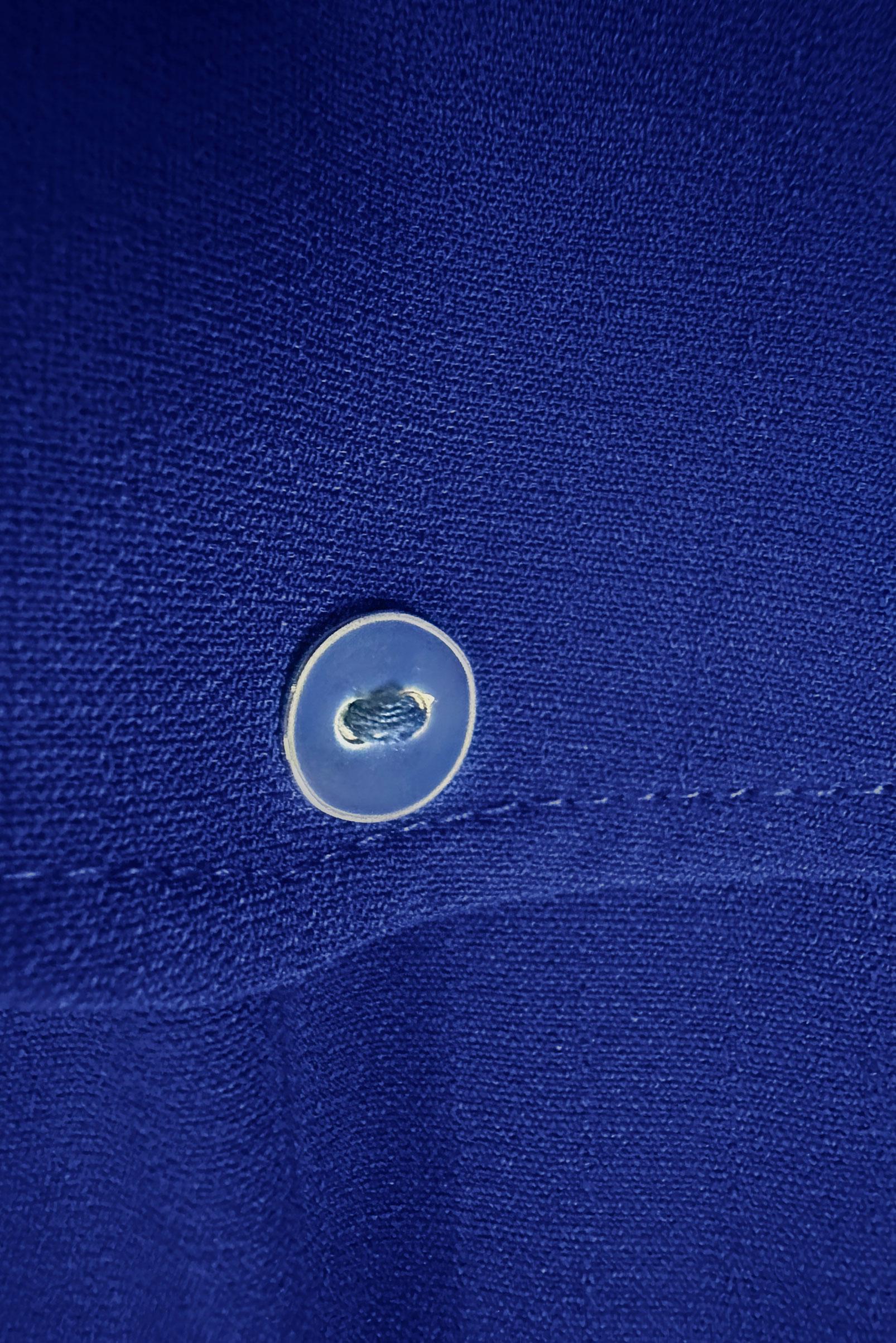 Tesettür giyim LACİVERT MANŞETLERİ BÜZGÜLÜ DÜĞMELİ TUNİK 43831