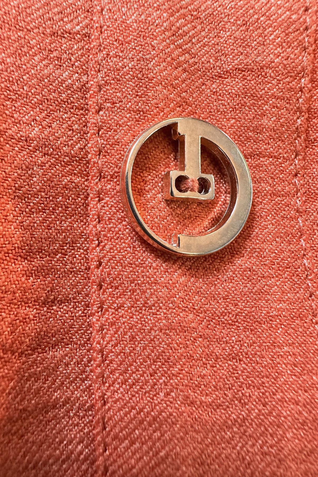 Tesettür giyim TURUNCU KUŞAKLI DÜĞME DETAYLI TUNİK 43835