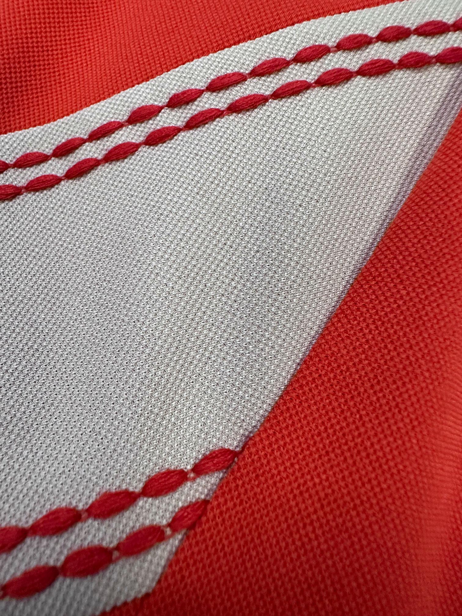 Vêtements hijab ROUGE TUNIQUE RAYÉE AVEC TAILLE SMOCKÉE 43840