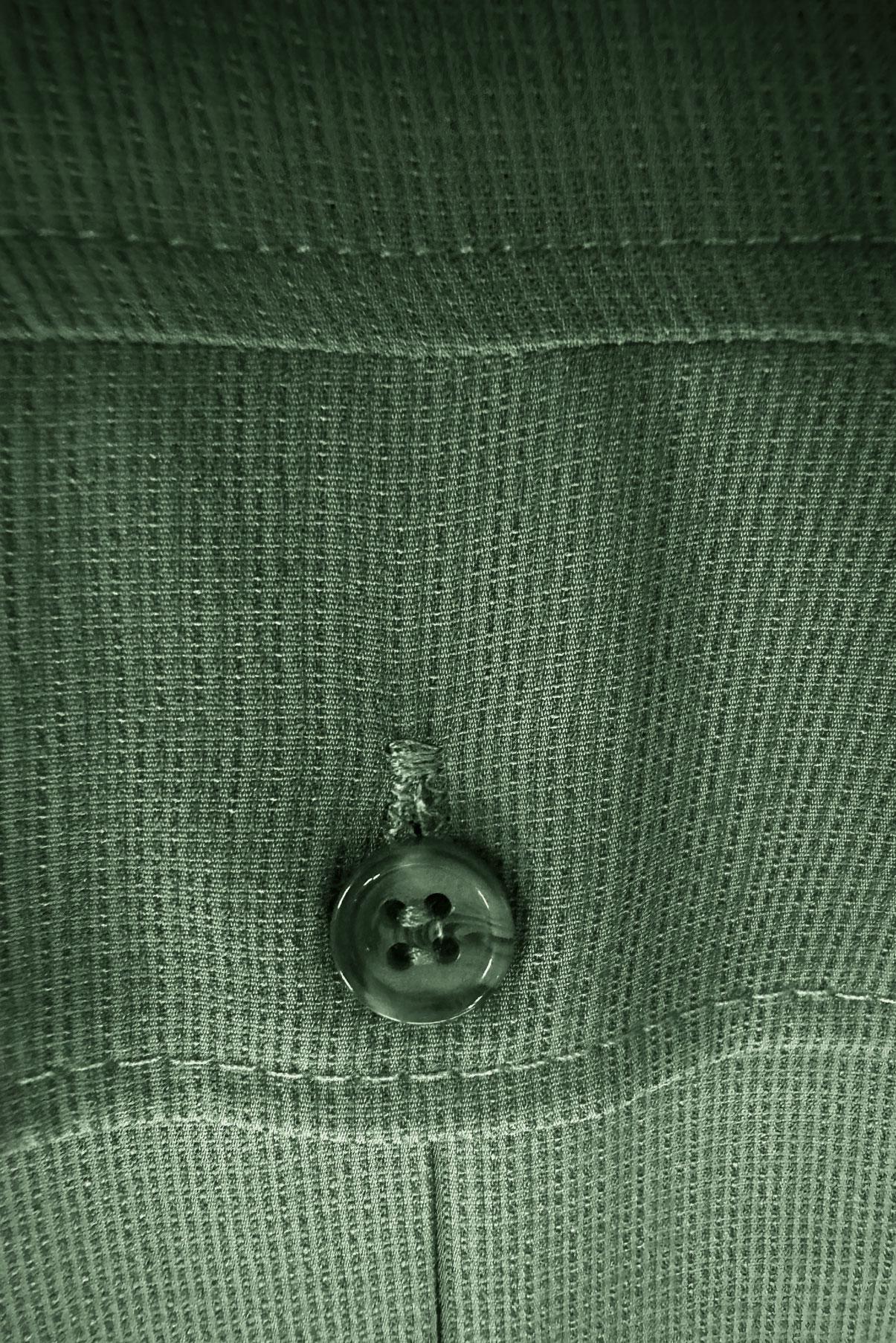 Tesettür giyim HAKİ GÖMLEK YAKA DÜĞMELİ TUNİK 43855