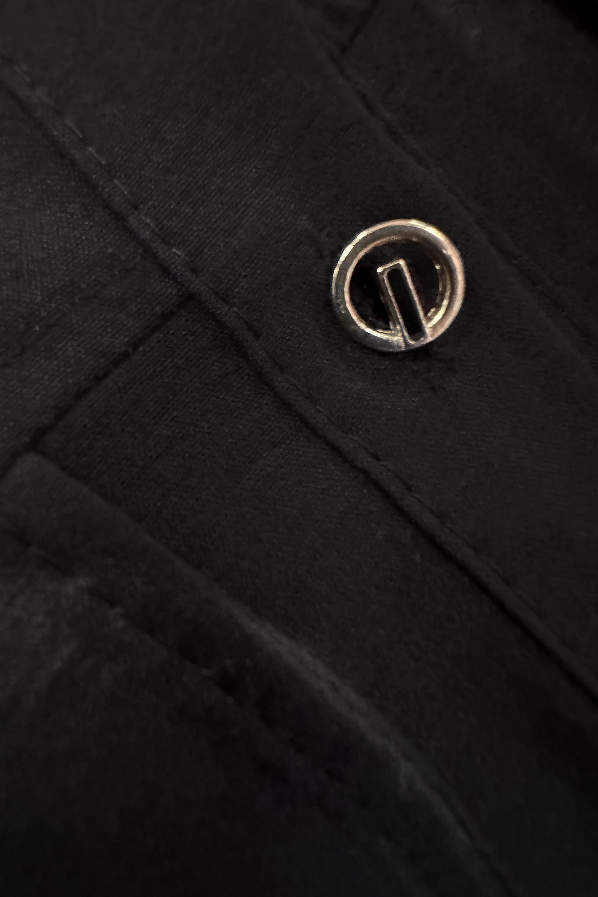 Tesettür giyim SİYAH BELİ BÜZGÜLÜ DÜĞMELİ TUNİK 43890