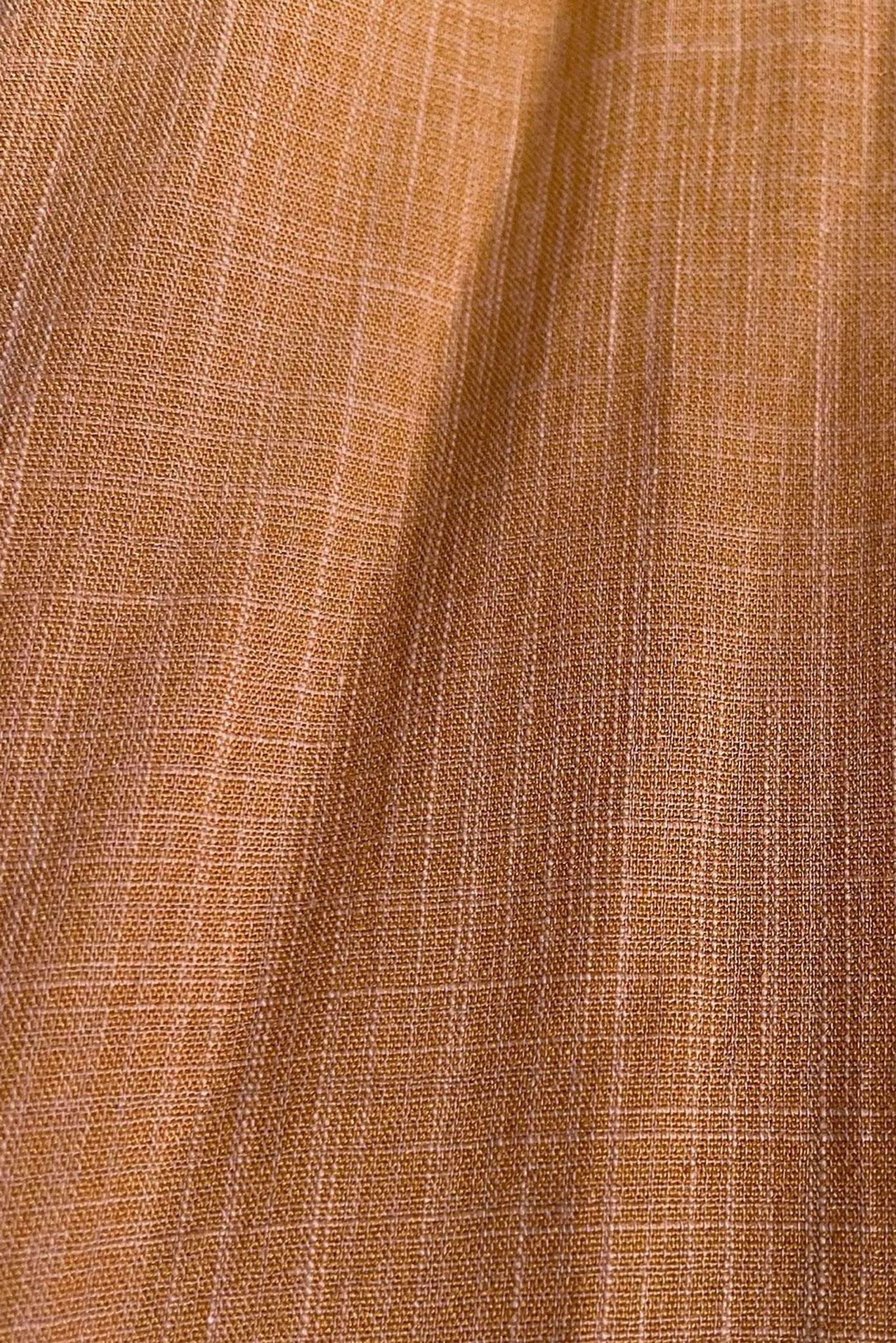 Tesettür giyim TURUNCU BÜZGÜLÜ BAĞLAMA DETAYLI TUNİK 43891