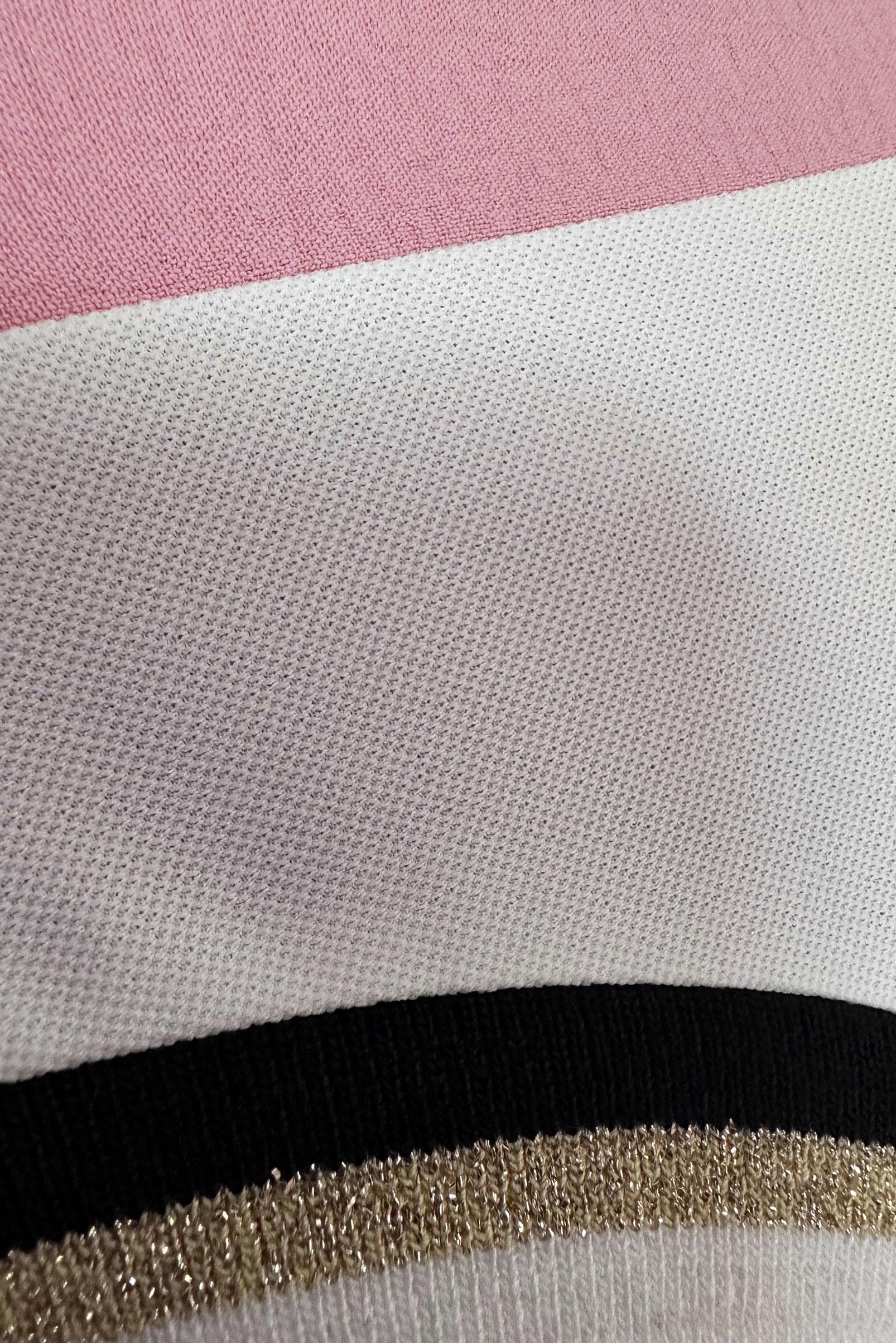 Tesettür giyim PUDRA MANŞETLERİ LASTİKLİ İKİ RENKLİ TUNİK 43914