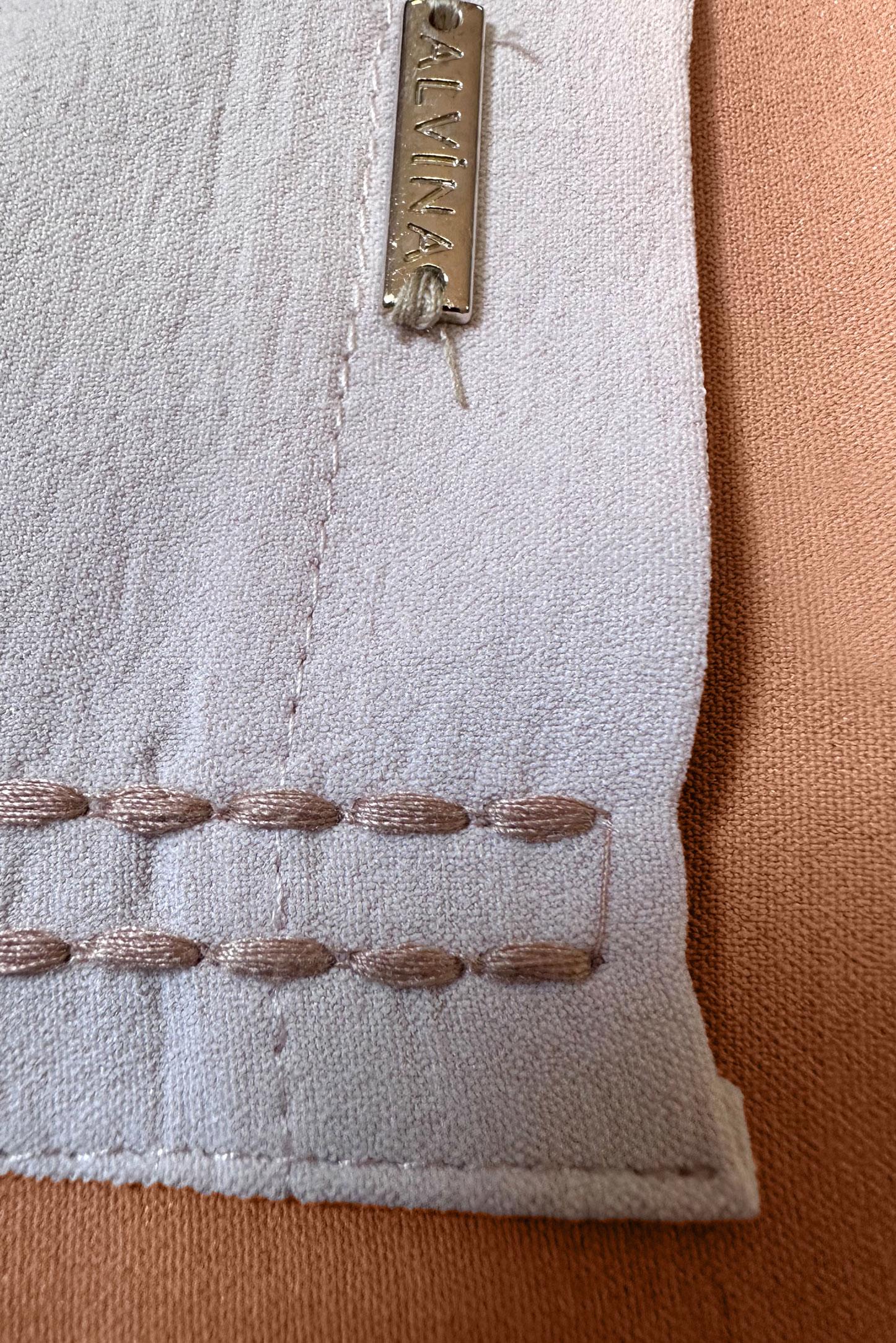 Tesettür giyim KAHVE GÖMLEK YAKA İKİ RENKLİ TUNİK 43928