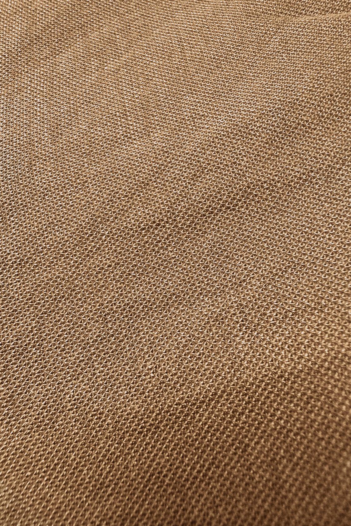 Tesettür giyim KAHVE BİSİKLET YAKA DÜZ TUNİK 43941