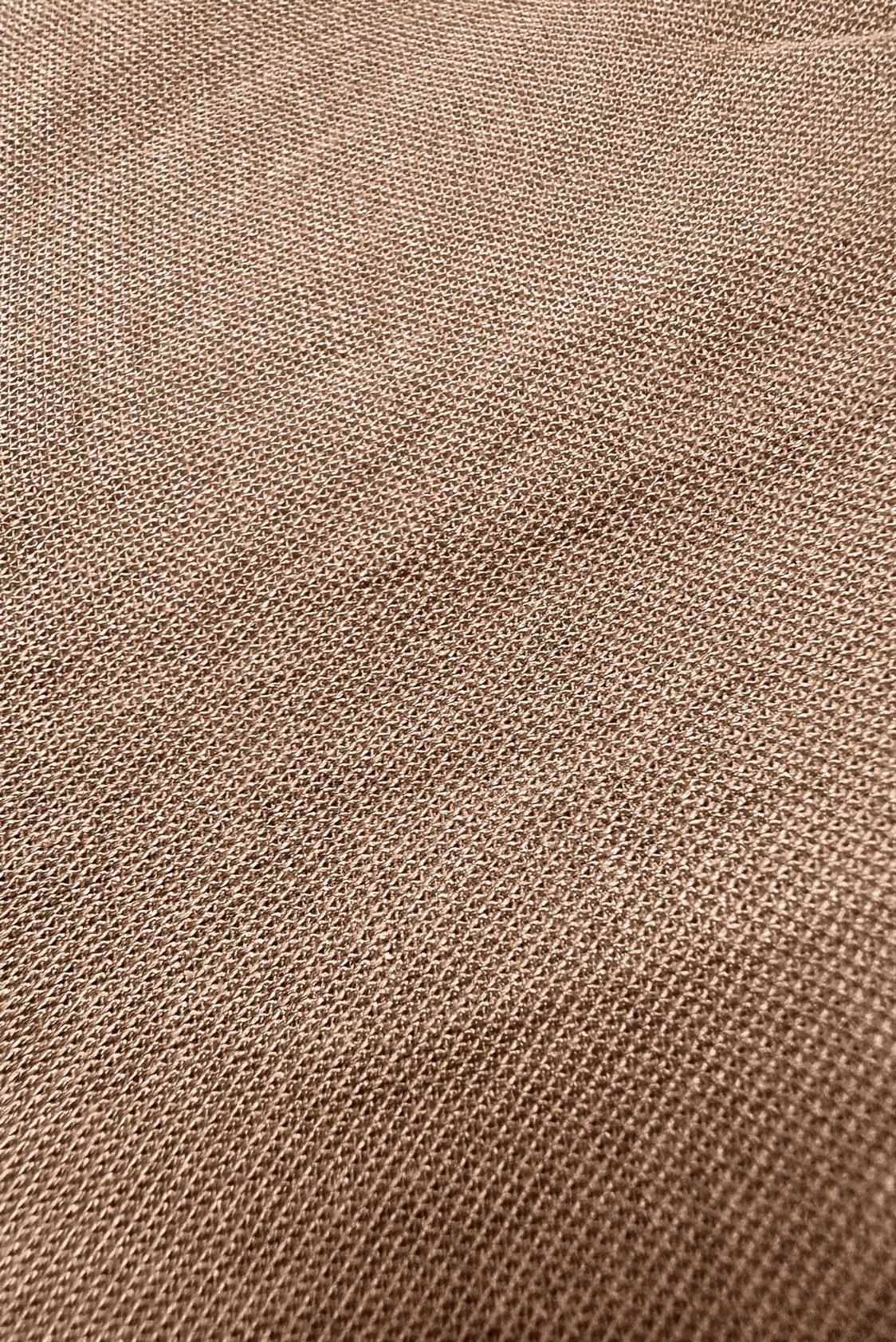 Tesettür giyim TABA BİSİKLET YAKA DÜZ TUNİK 43941