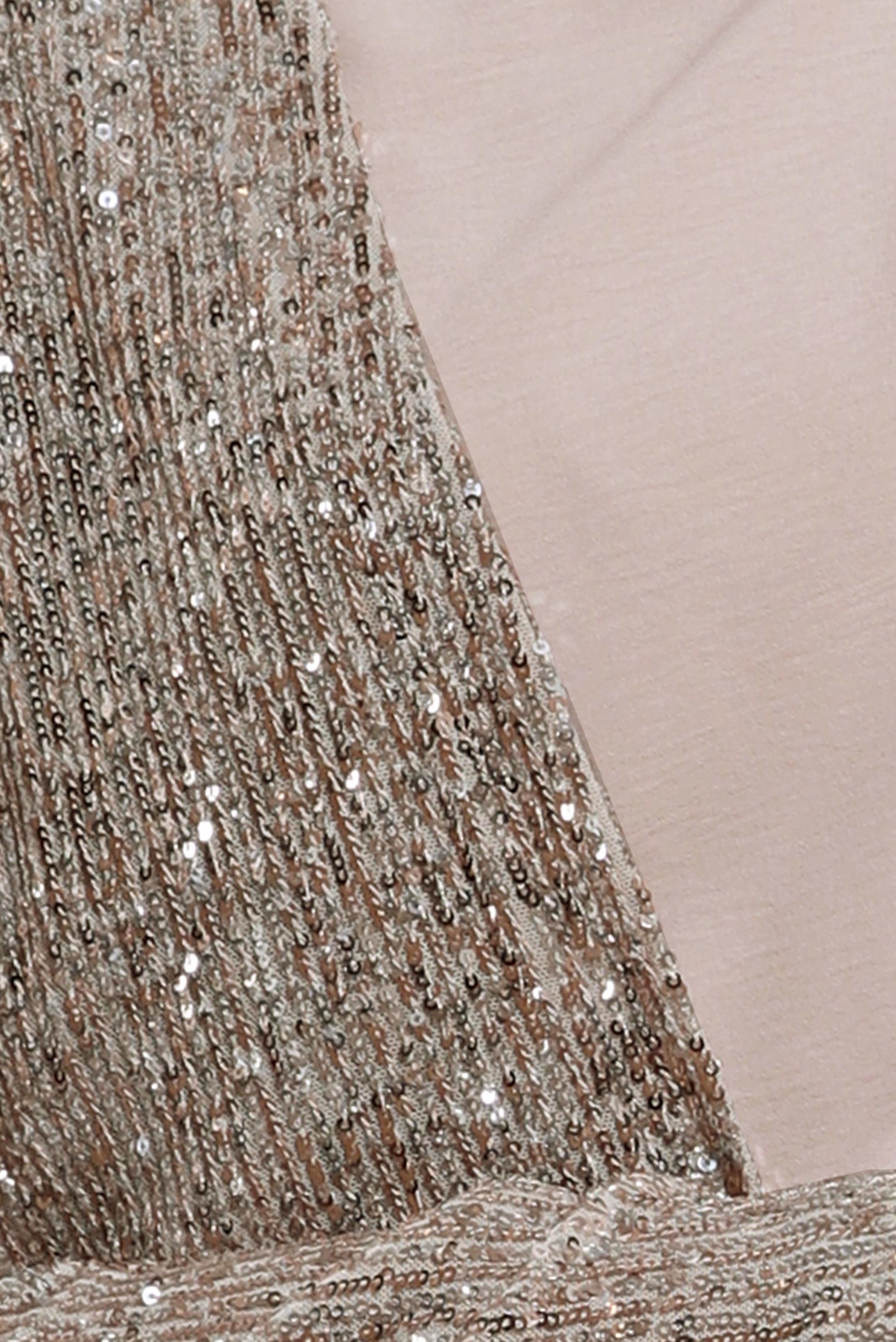 Tesettür giyim BAKIR / BRONZ PUL PAYETLİ CEKETLİ TUNİK 43946