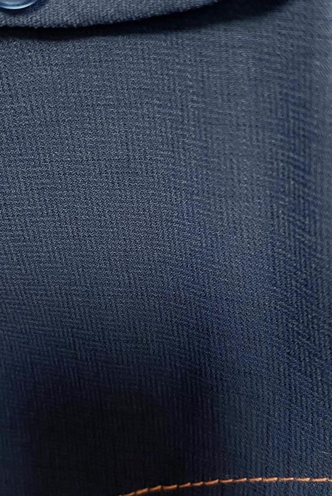 Tesettür giyim LACİVERT ÇIKARILABİLİR KAPÜŞONLU KUŞAKLI TRENÇKOT 10708 - ALVİNA