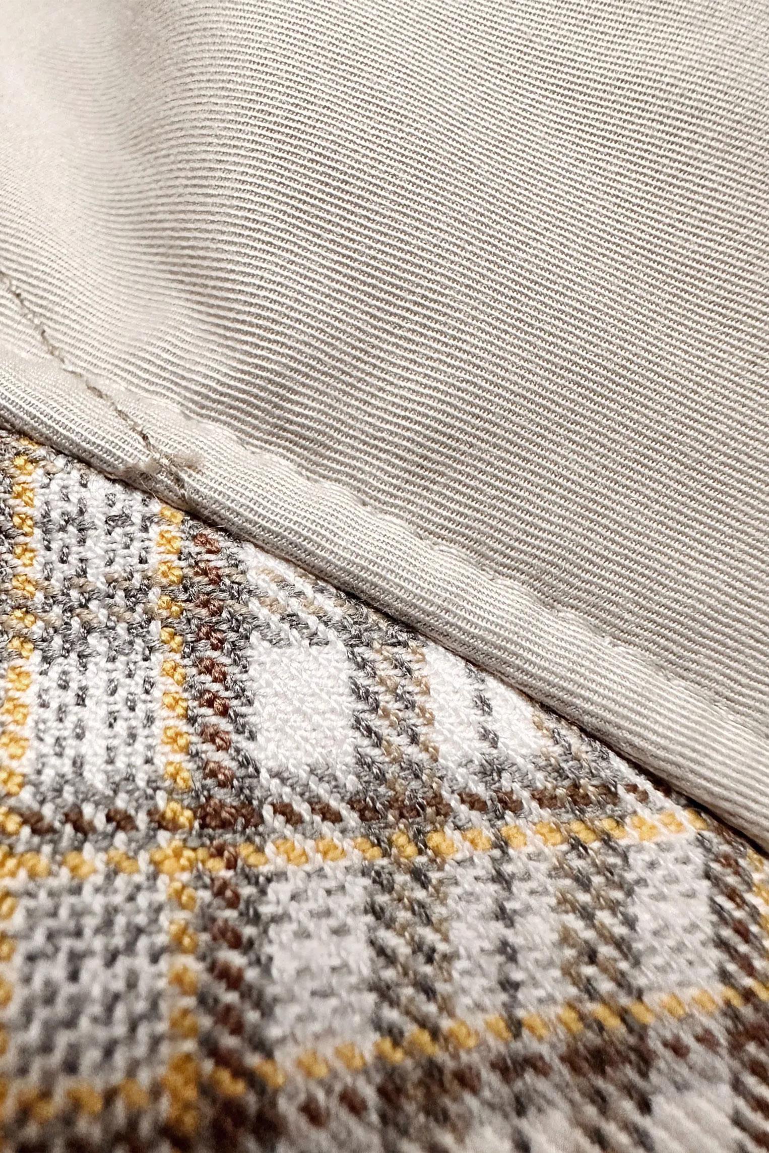 Tesettür giyim BEJ EKOSE DETAYLI KEMERLİ ÇITÇITLI TRENÇKOT 10743