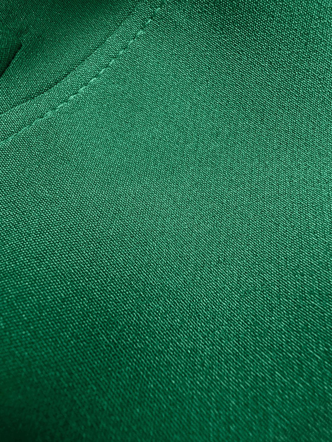 Tesettür giyim YEŞİL BANTLI KRUVAZE YAKA TRENÇKOT 10751