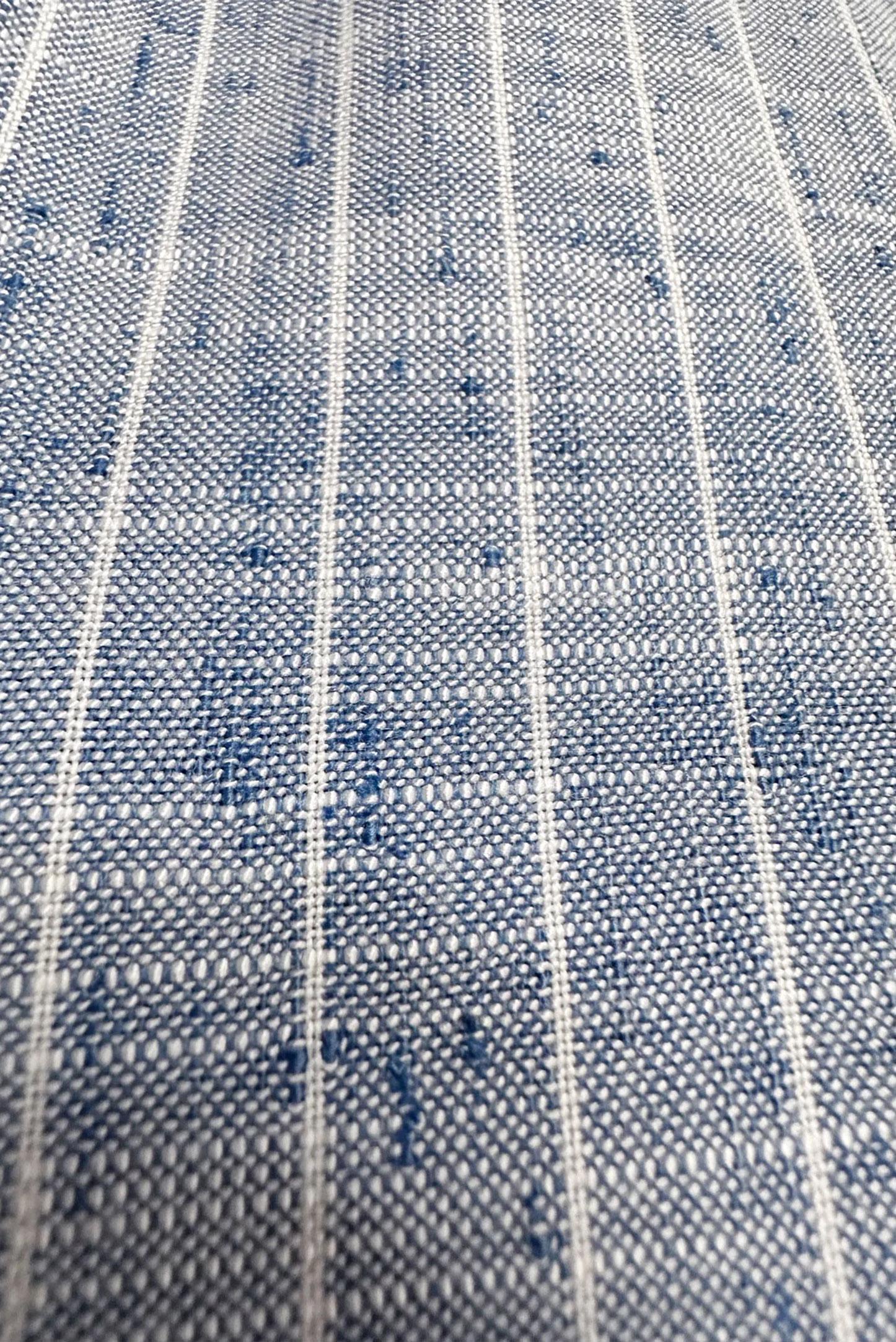 Tesettür giyim LACİVERT ÇIKARILABİLİR KAPÜŞONLU ÇİZGİLİ TRENÇKOT 10767