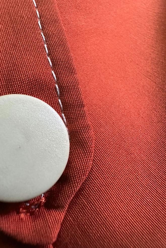 Tesettür giyim TURUNCU BANTLI BELİ BÜZGÜLÜ TRENÇKOT 10770 - ALVİNA