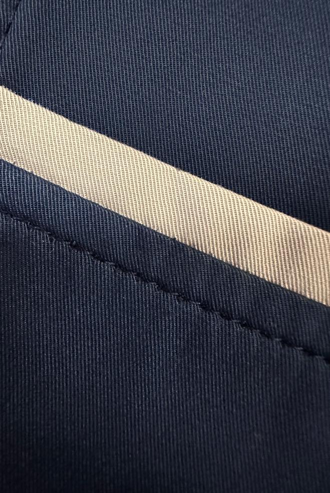 Tesettür giyim LACİVERT BELİ BÜZGÜLÜ FERMUARLI TRENÇKOT 10773 - ALVİNA