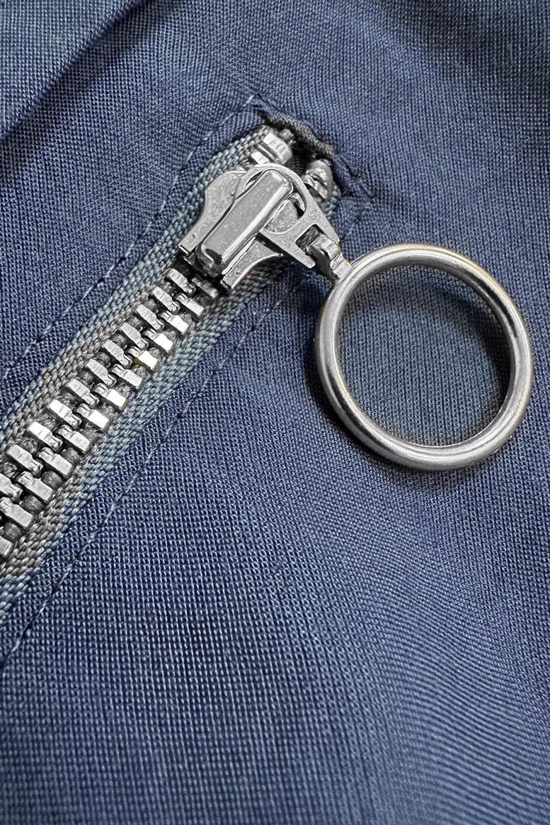 Tesettür giyim LACİVERT KAPÜŞONLU BELİ BÜZGÜLÜ TRENÇKOT 10780