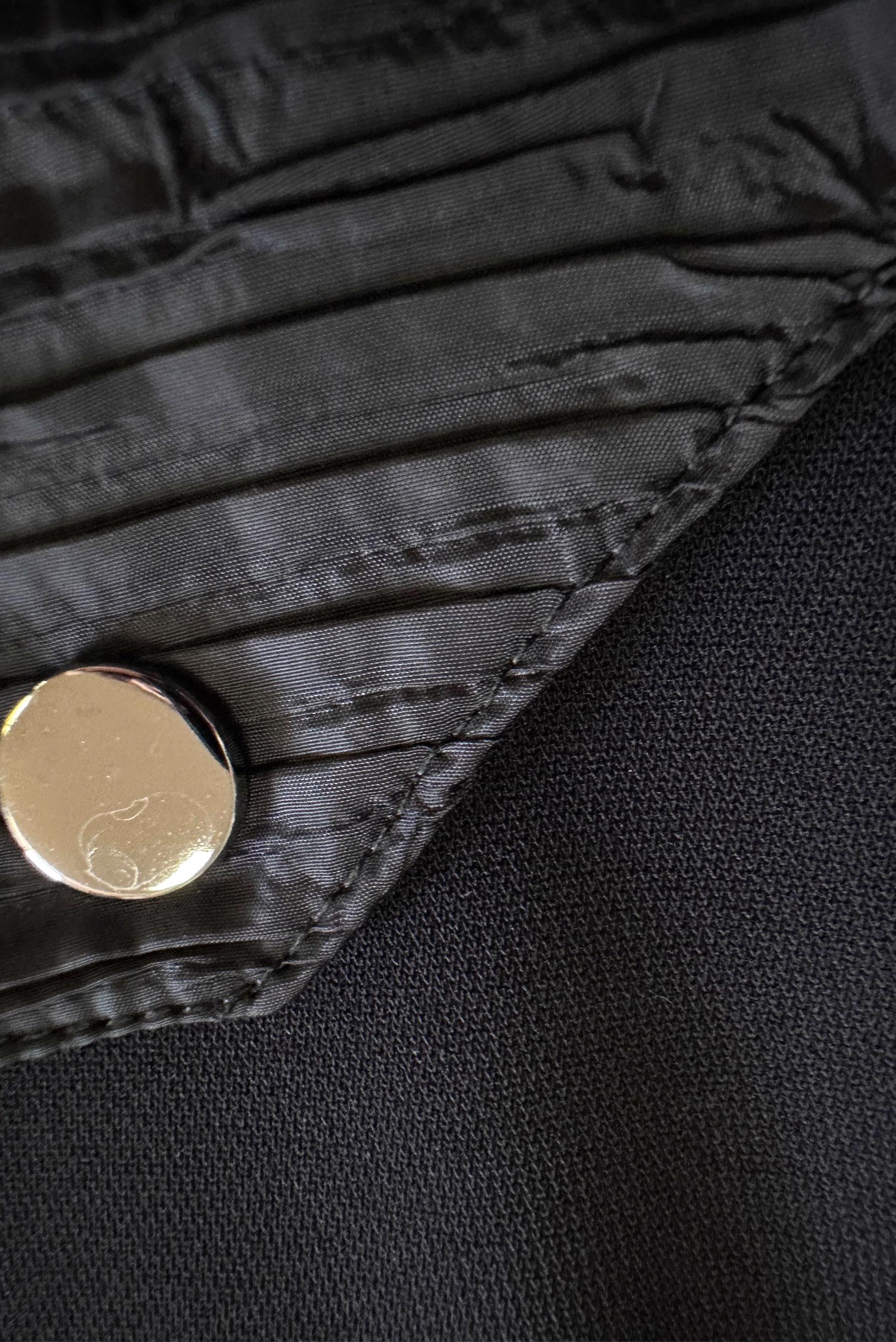 Tesettür giyim SİYAH METAL AKSESUARLI FERMUARLI GİY ÇIK 20375