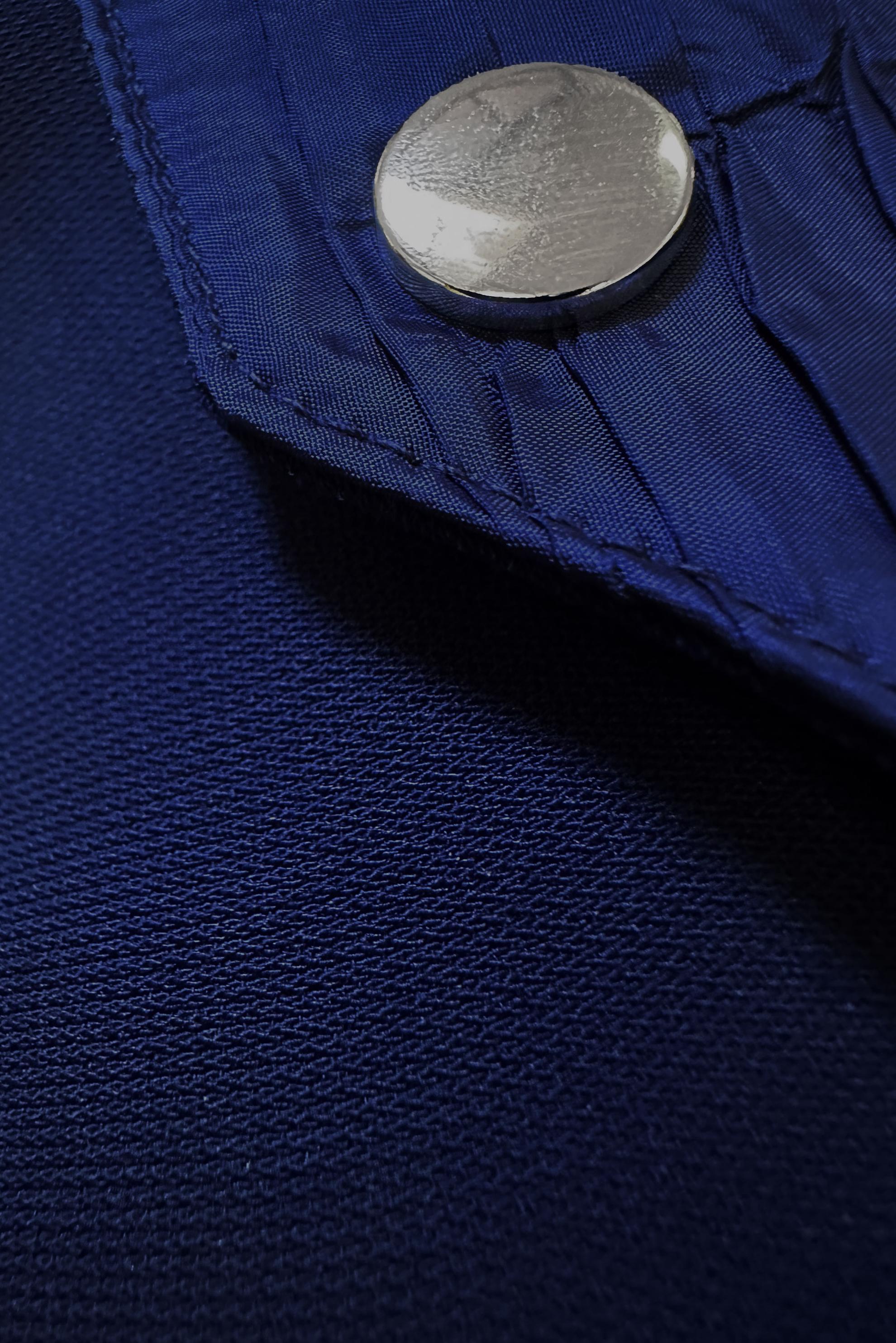 Tesettür giyim LACİVERT METAL AKSESUARLI FERMUARLI GİY ÇIK 20375