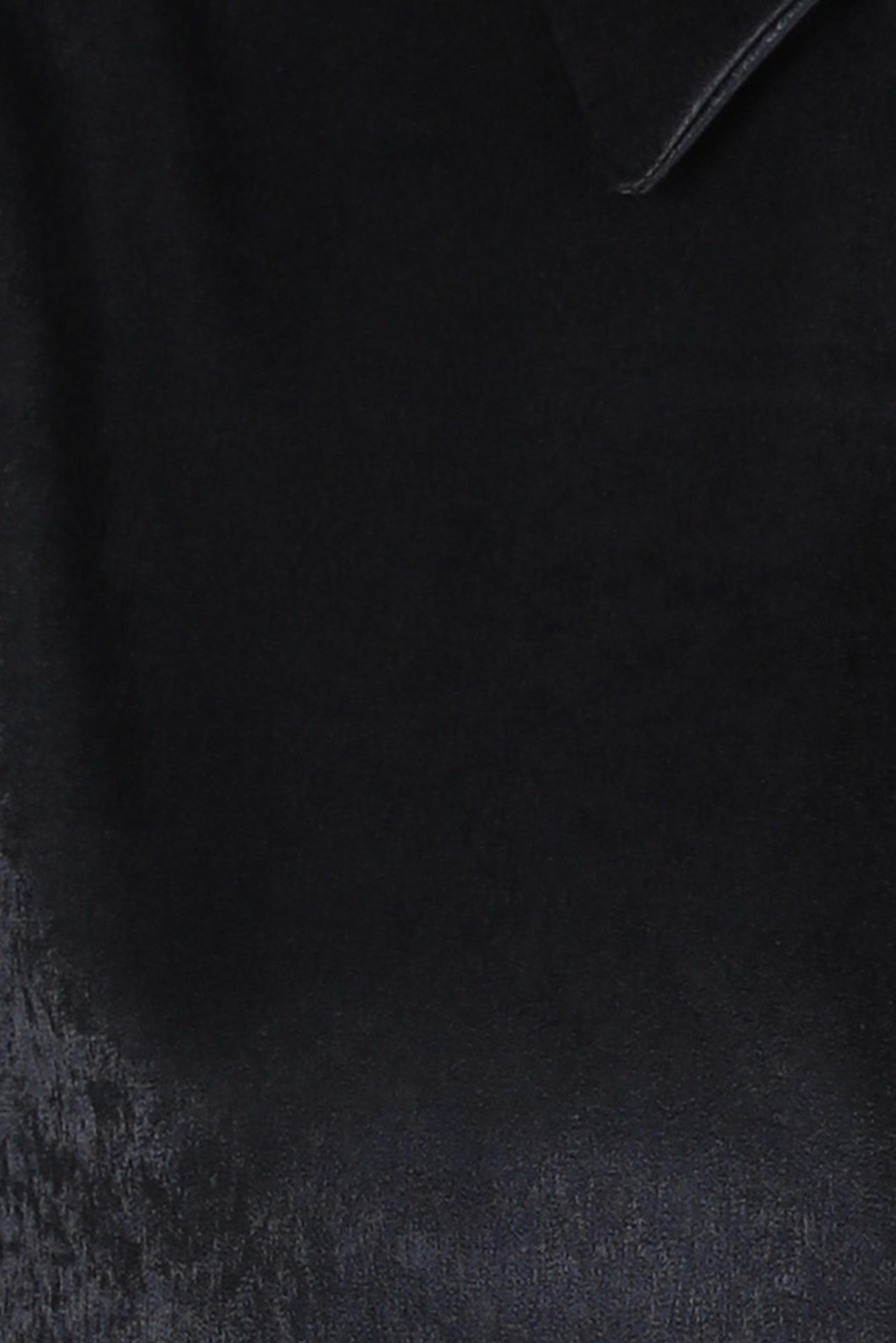 Vêtements hijab NOIR BLOUSE COL CHEMISE 44329