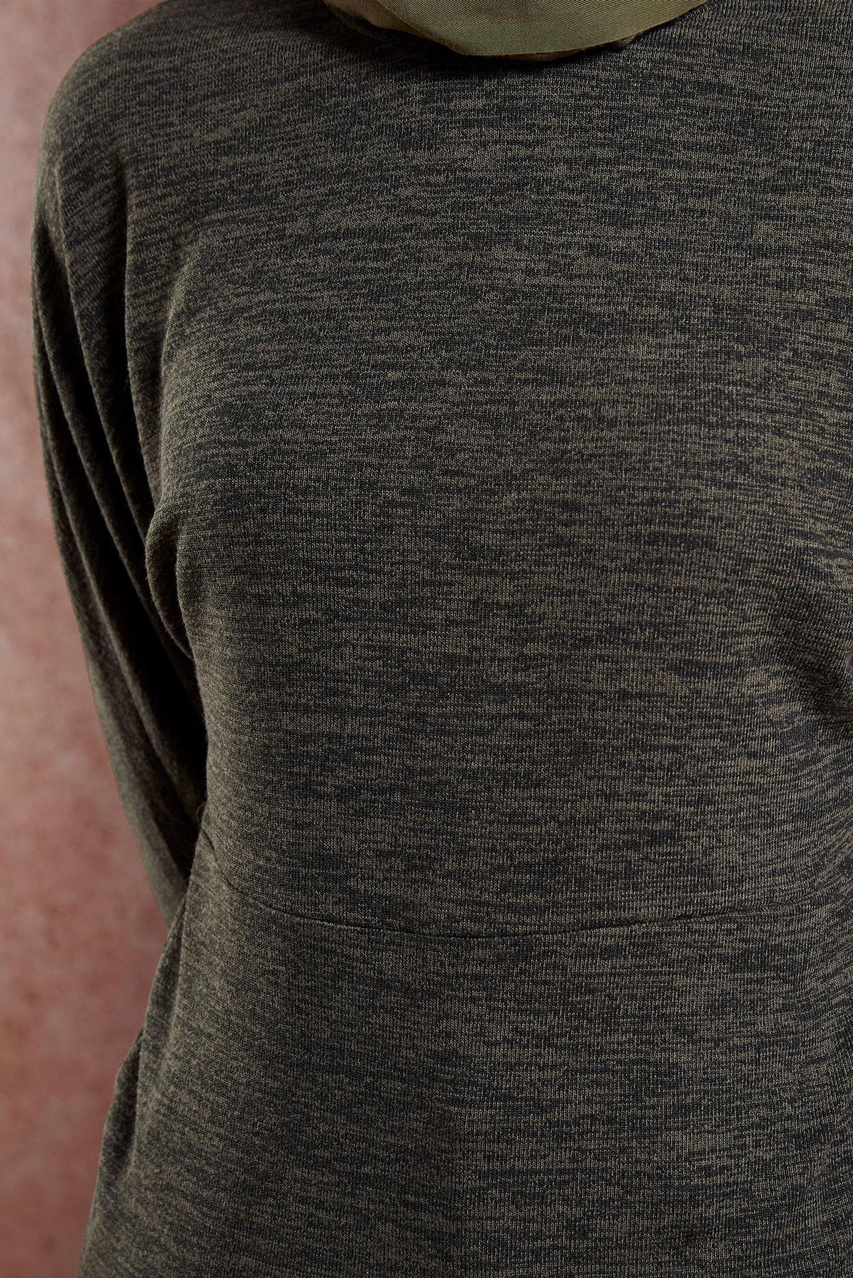 Vêtements hijab KAKI BLOUSE À MANCHES BAT-WING 44335