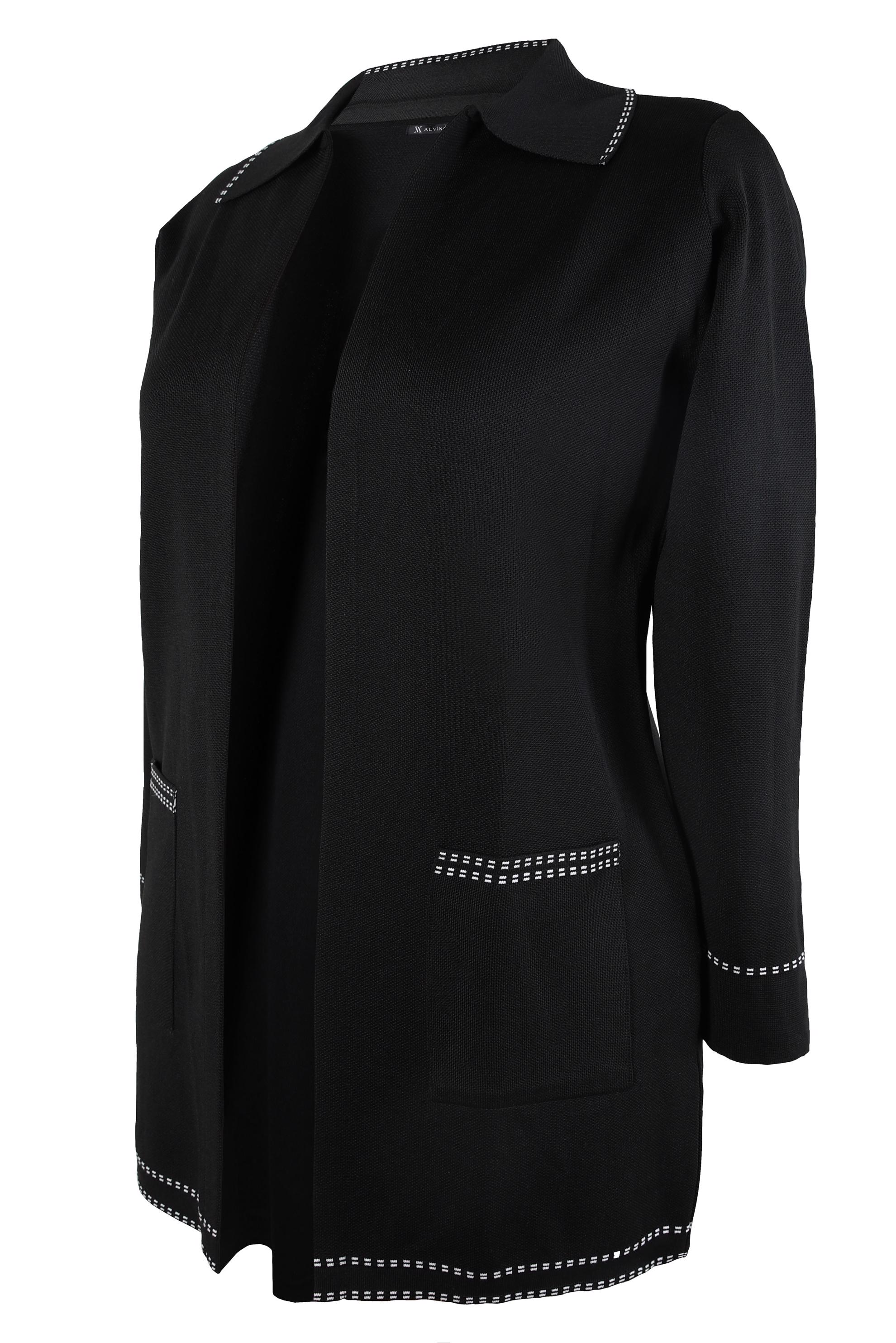 Tesettür giyim SİYAH TRİKO CEKET 20461