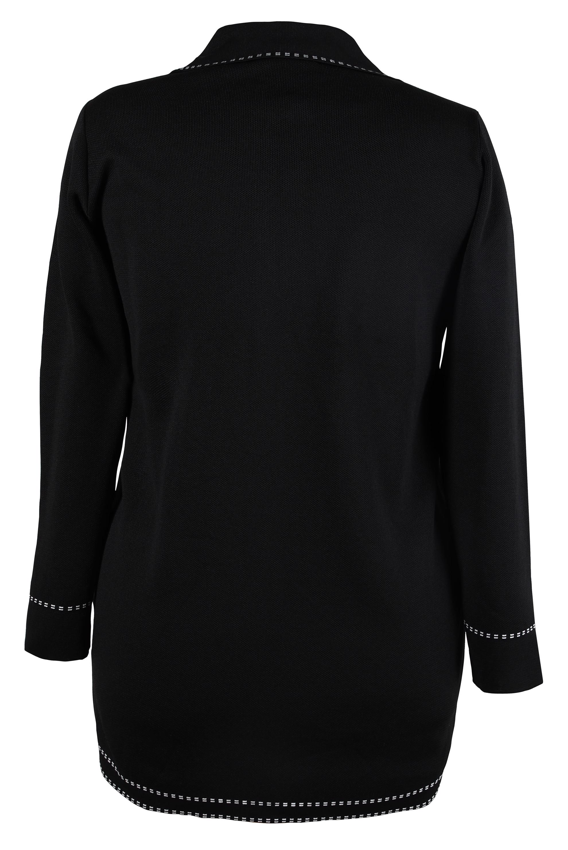 Tesettür giyim SİYAH TRİKO CEKET 20461