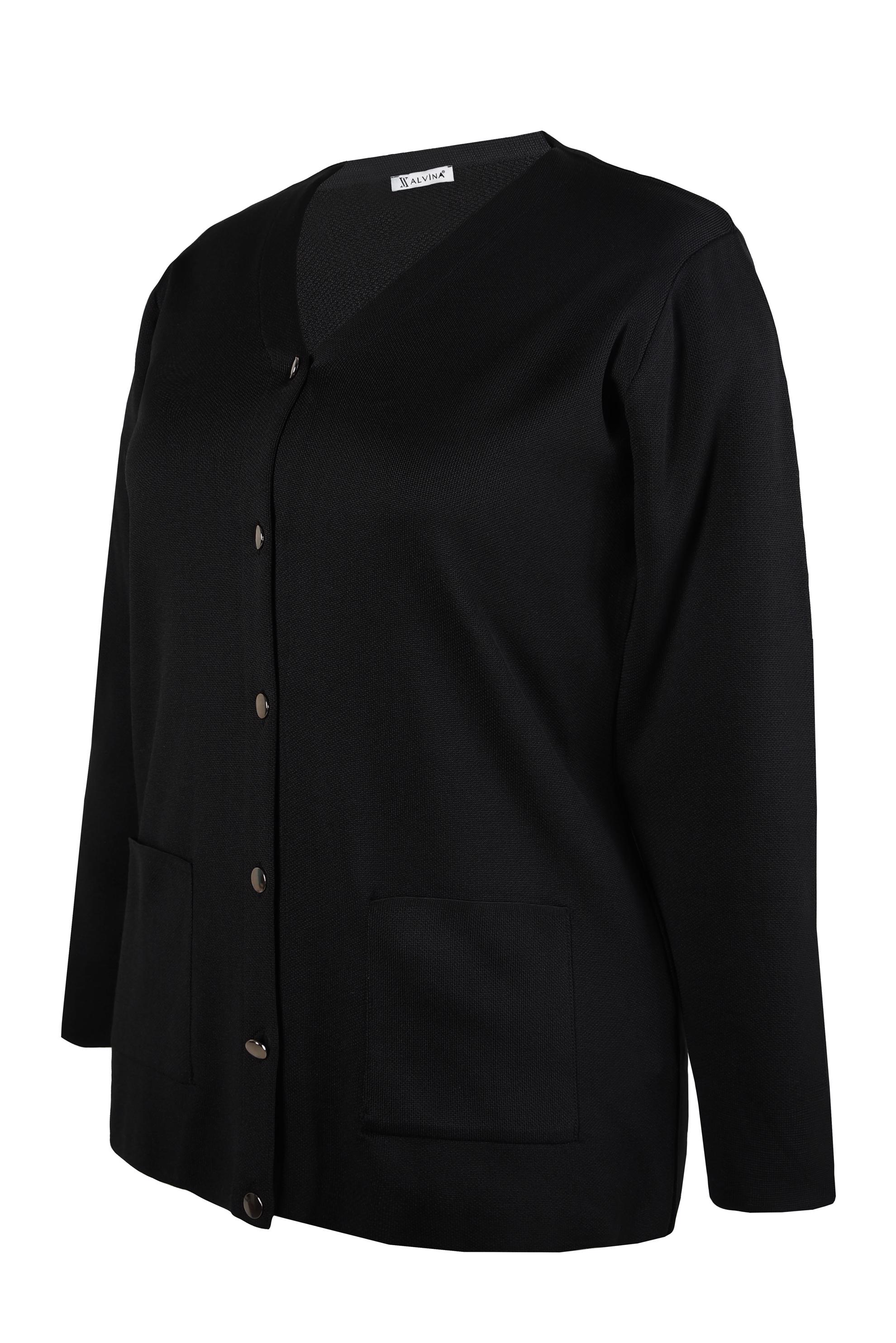 Vêtements hijab NOIR VESTE EN MAILLE 20463