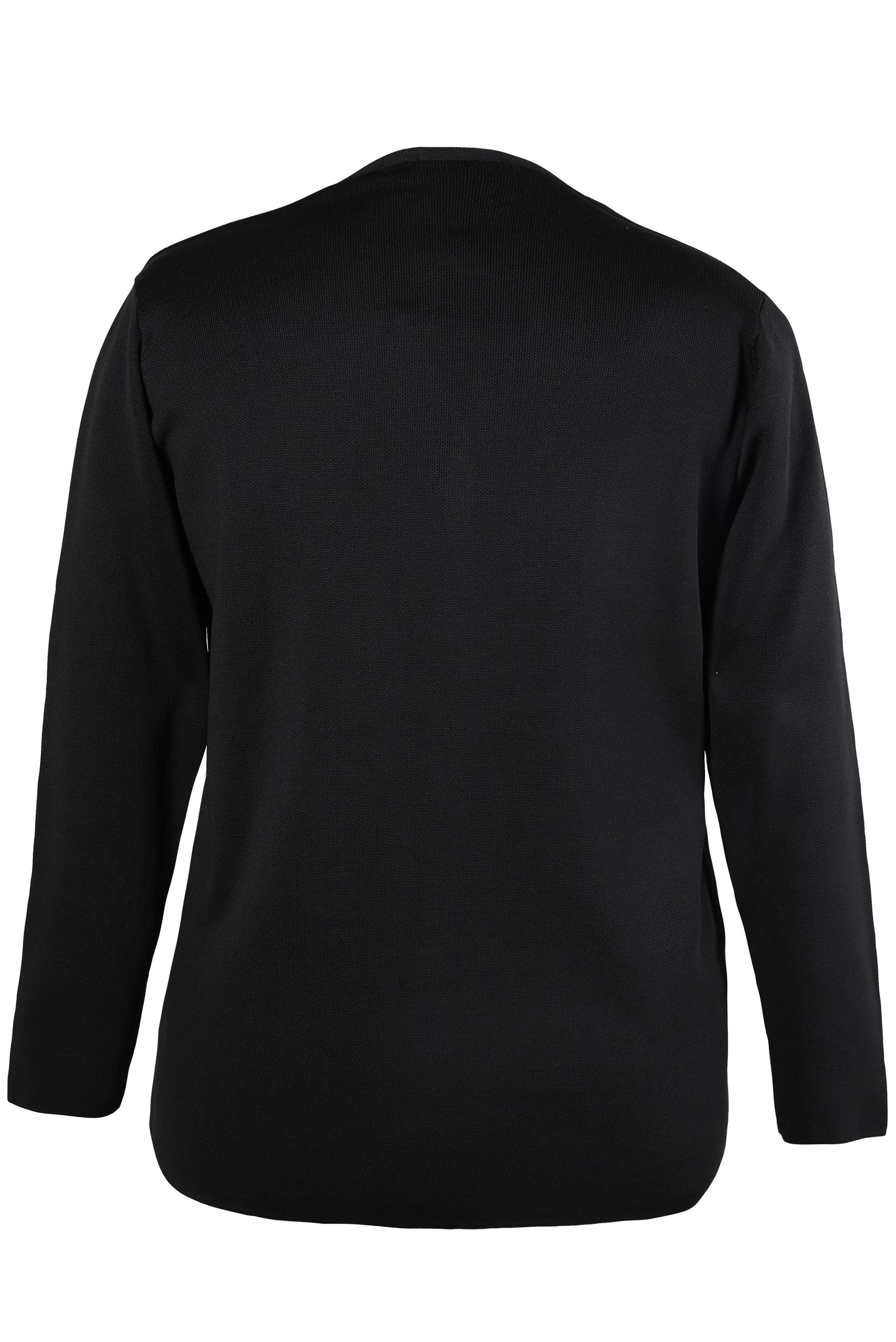 Vêtements hijab NOIR VESTE EN MAILLE 20463