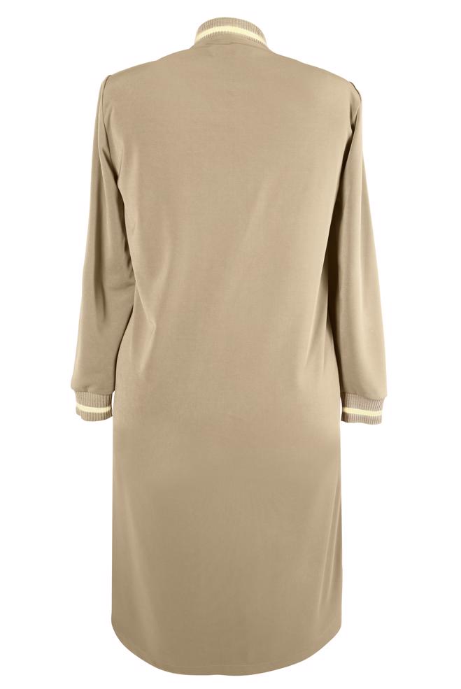 Vêtements hijab BEIGE VESTE MATELASSÉE 20476 - ALVİNA