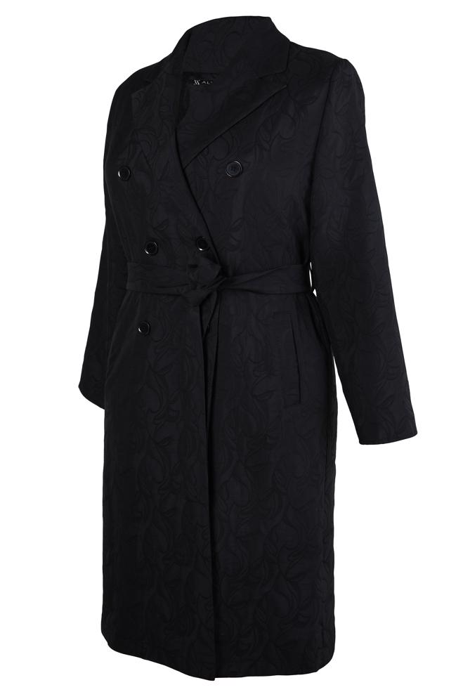 Vêtements hijab NOIR VESTE À MOTIFS 20487 - ALVİNA