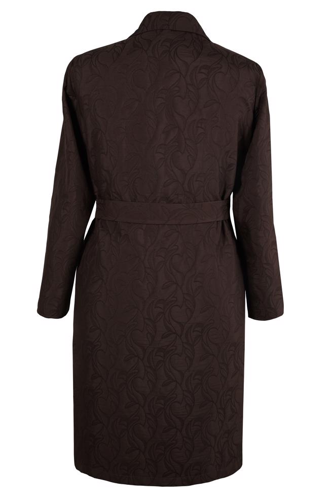 Vêtements hijab BRUN VESTE À MOTIFS 20487 - ALVİNA