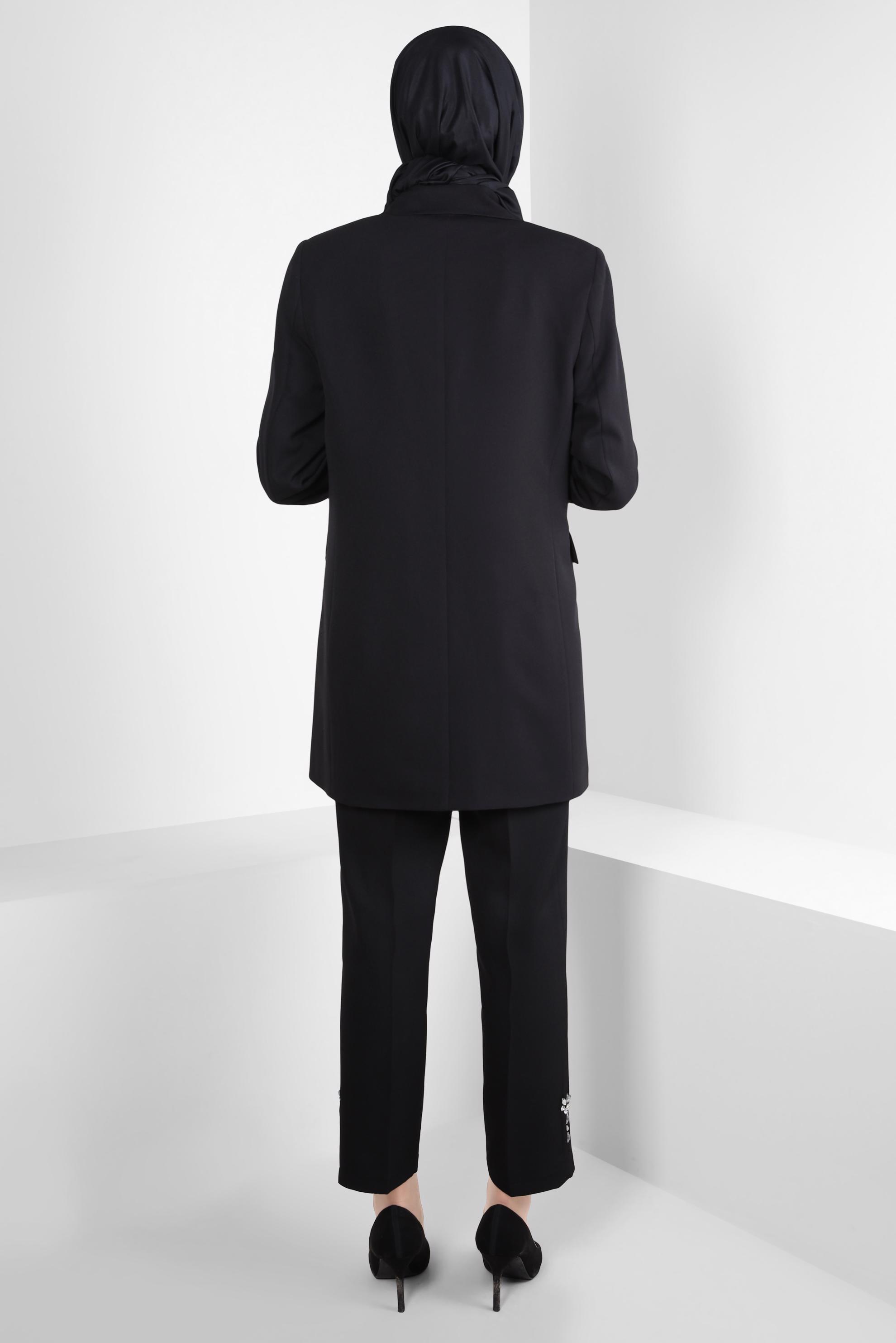 Tesettür giyim SİYAH BLAZER CEKET 44169