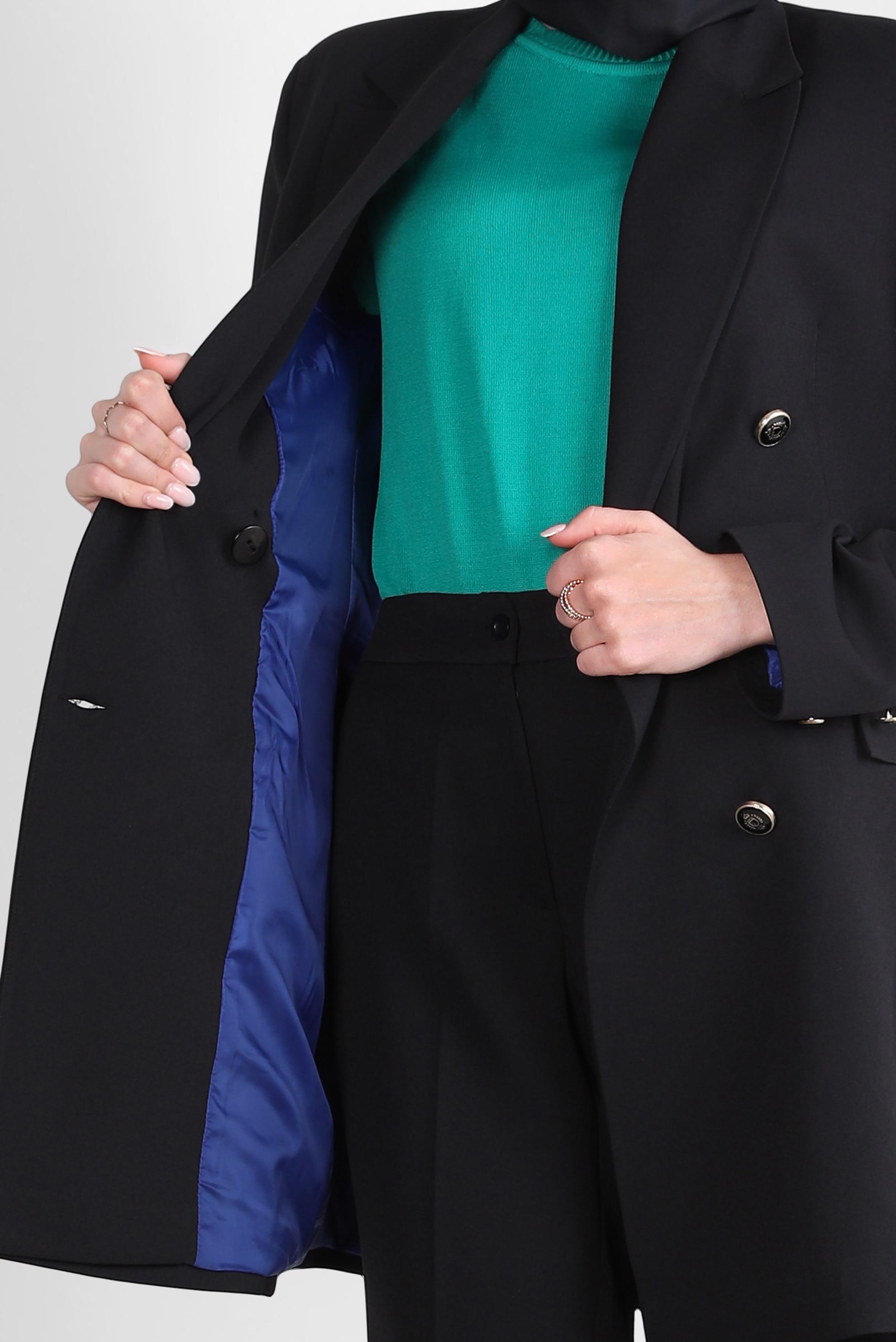 Tesettür giyim SİYAH BLAZER CEKET 44169