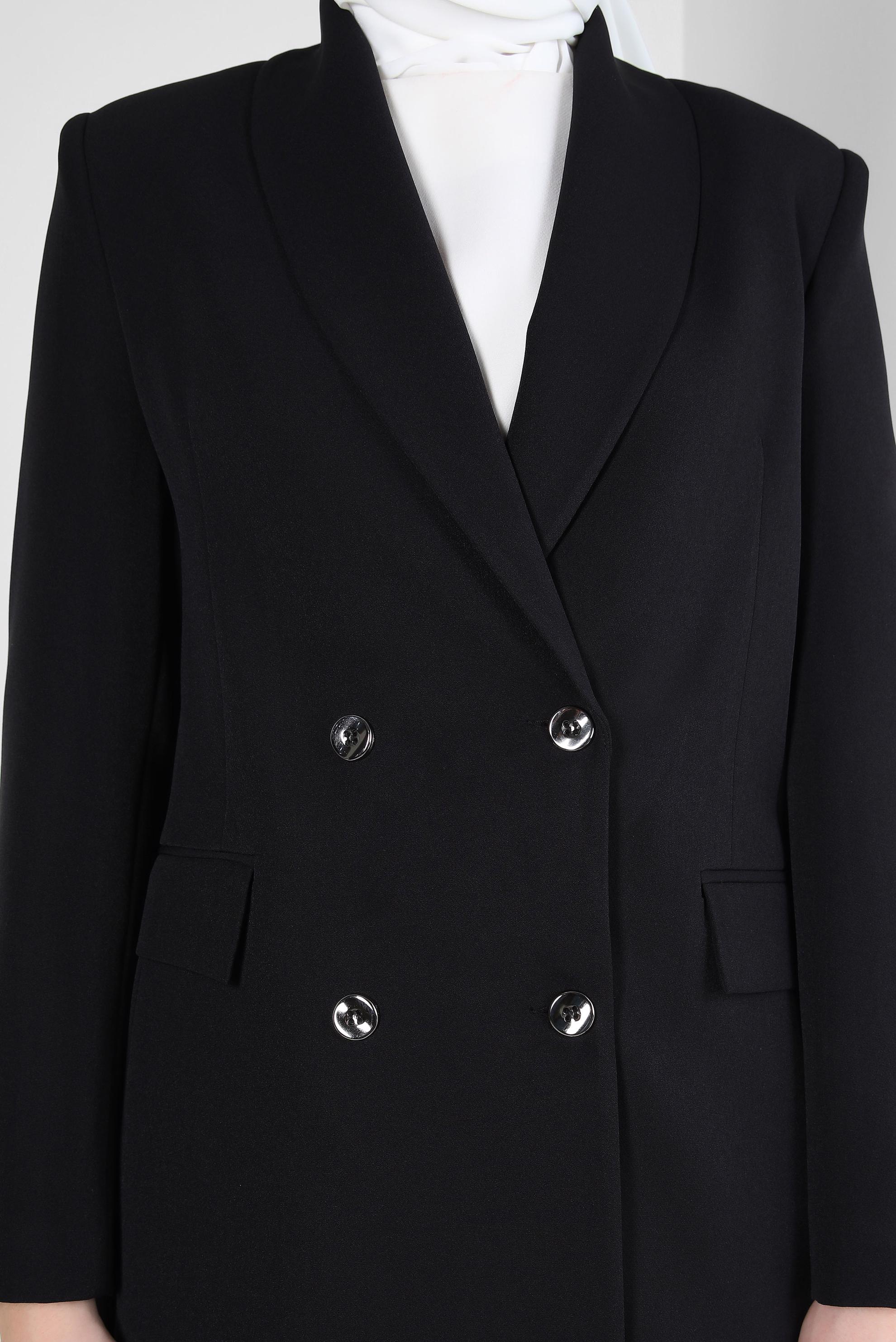 Tesettür giyim SİYAH BLAZER CEKET 44174
