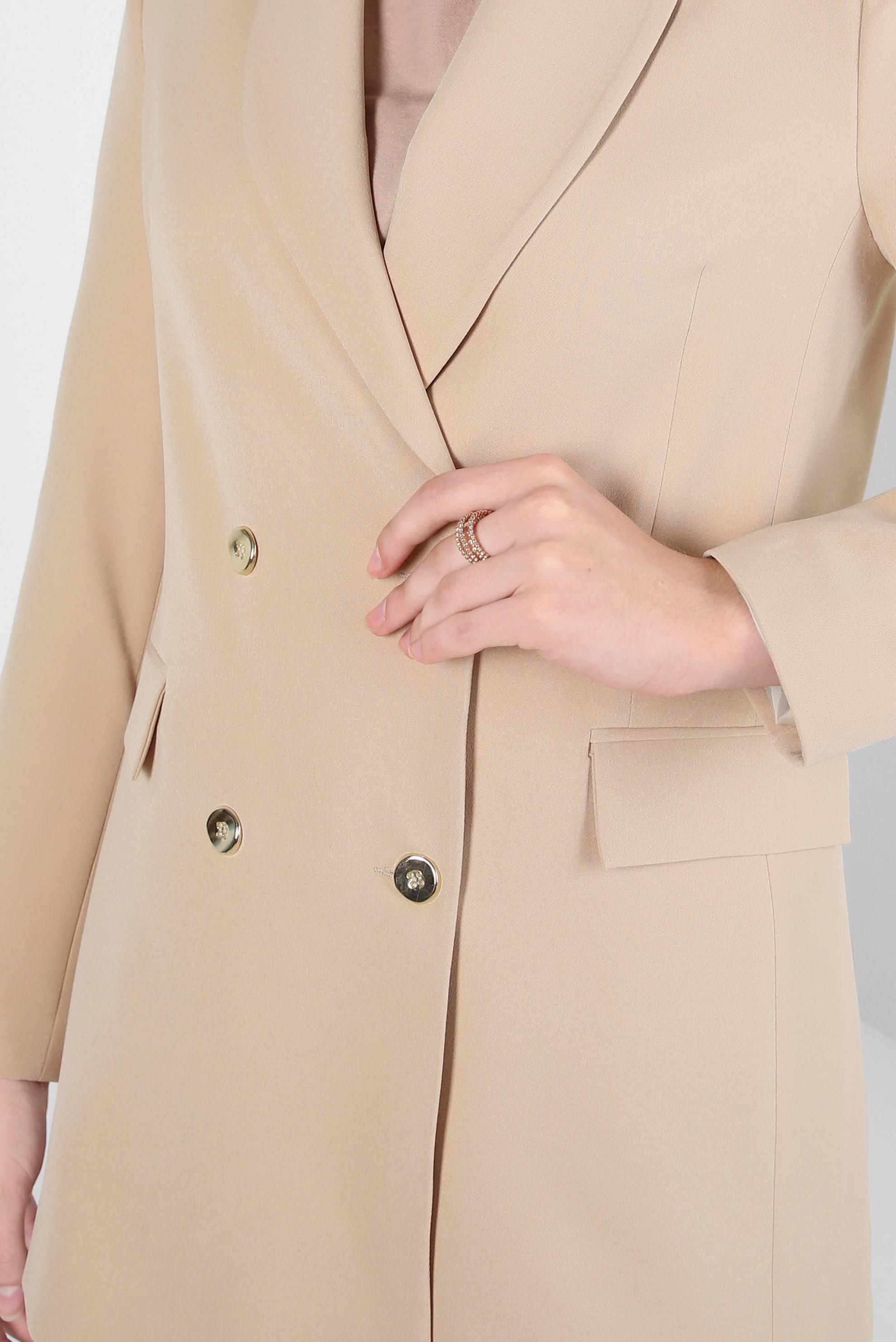 Tesettür giyim BEJ BLAZER CEKET 44174